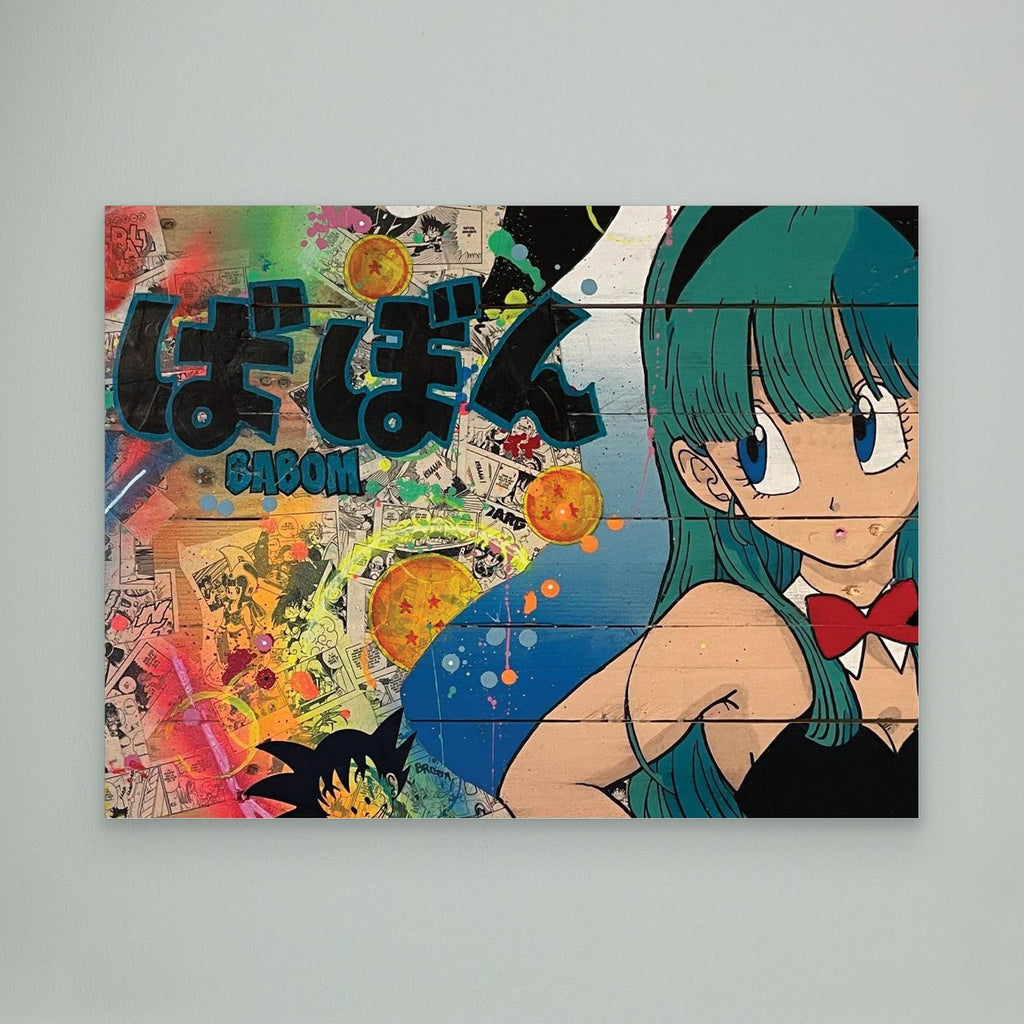 Bulma impression sur toile de l'œuvre originale de Vincent STREIFF