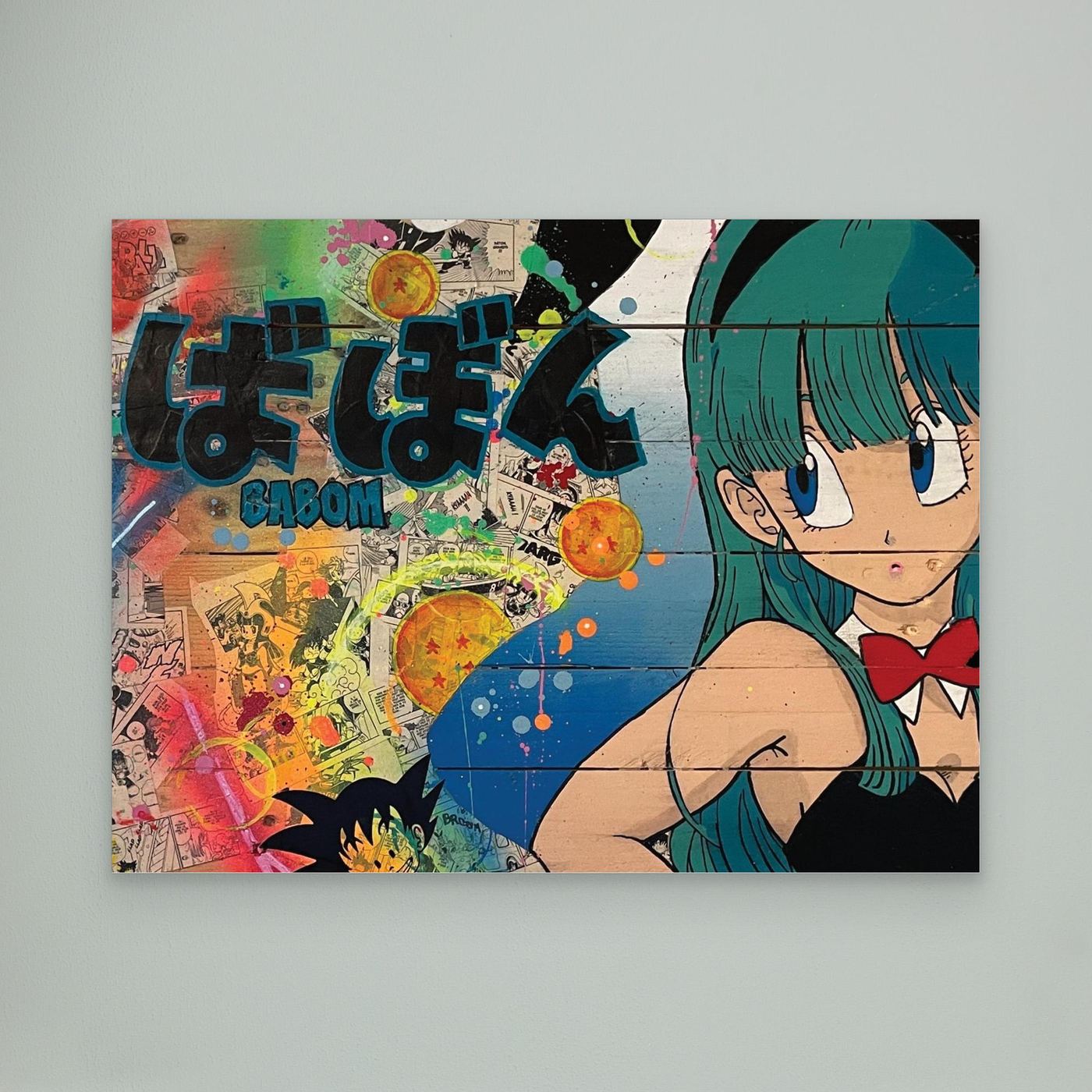Bulma impression sur toile de l'œuvre originale de Vincent STREIFF