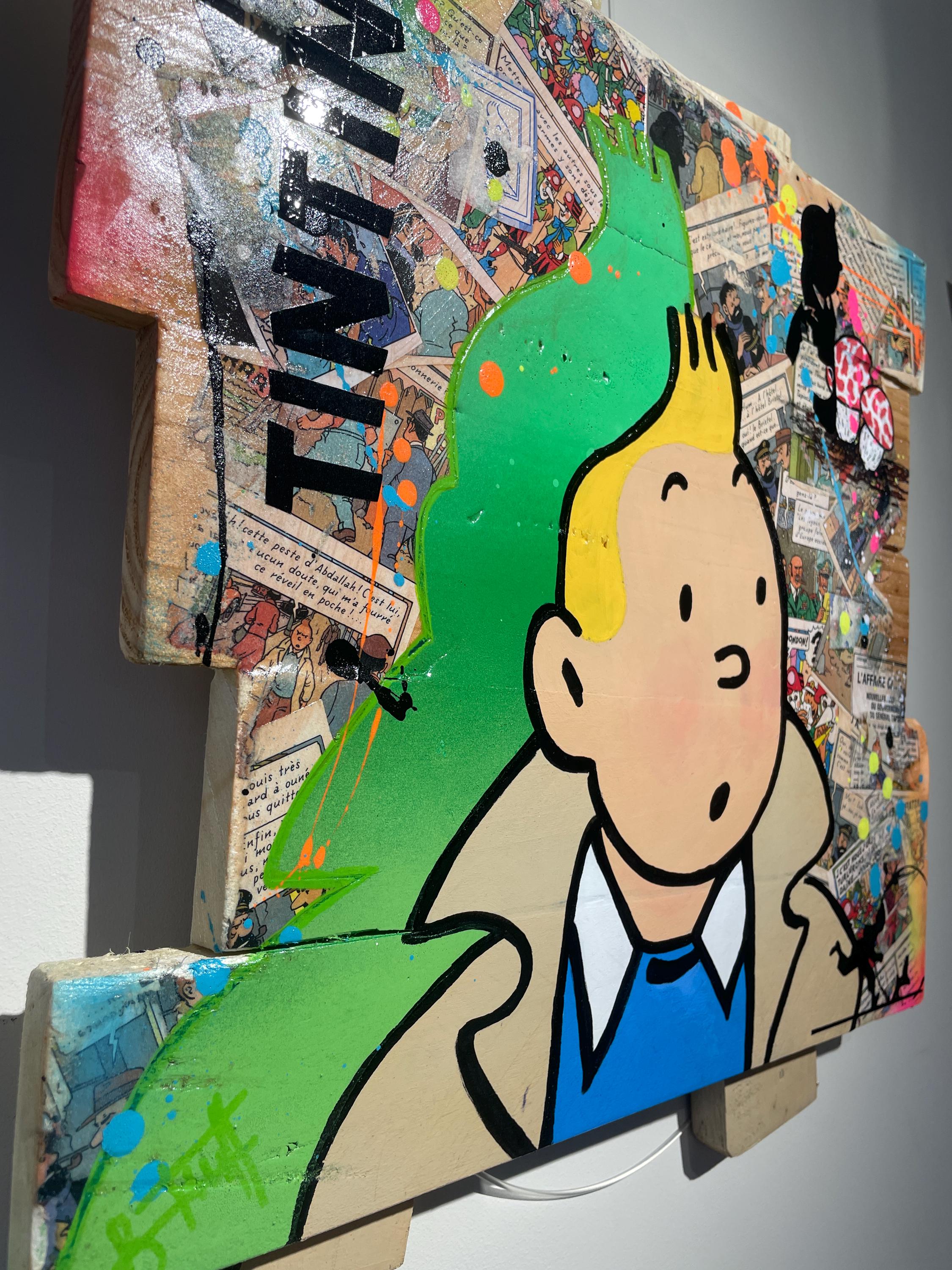 Tableau Pop Art TINTIN