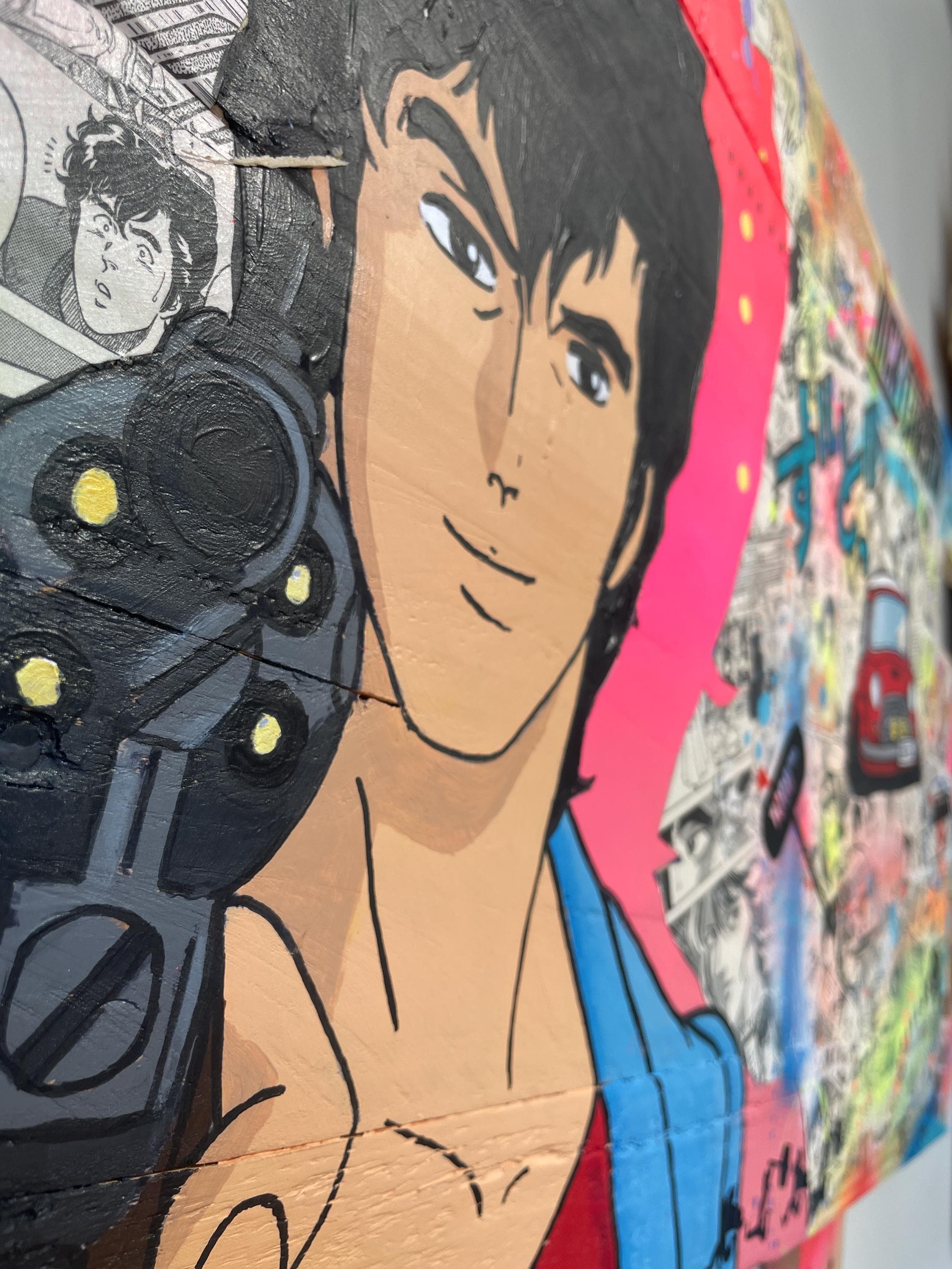 Tableau Pop Art Nicky Larson City Hunter