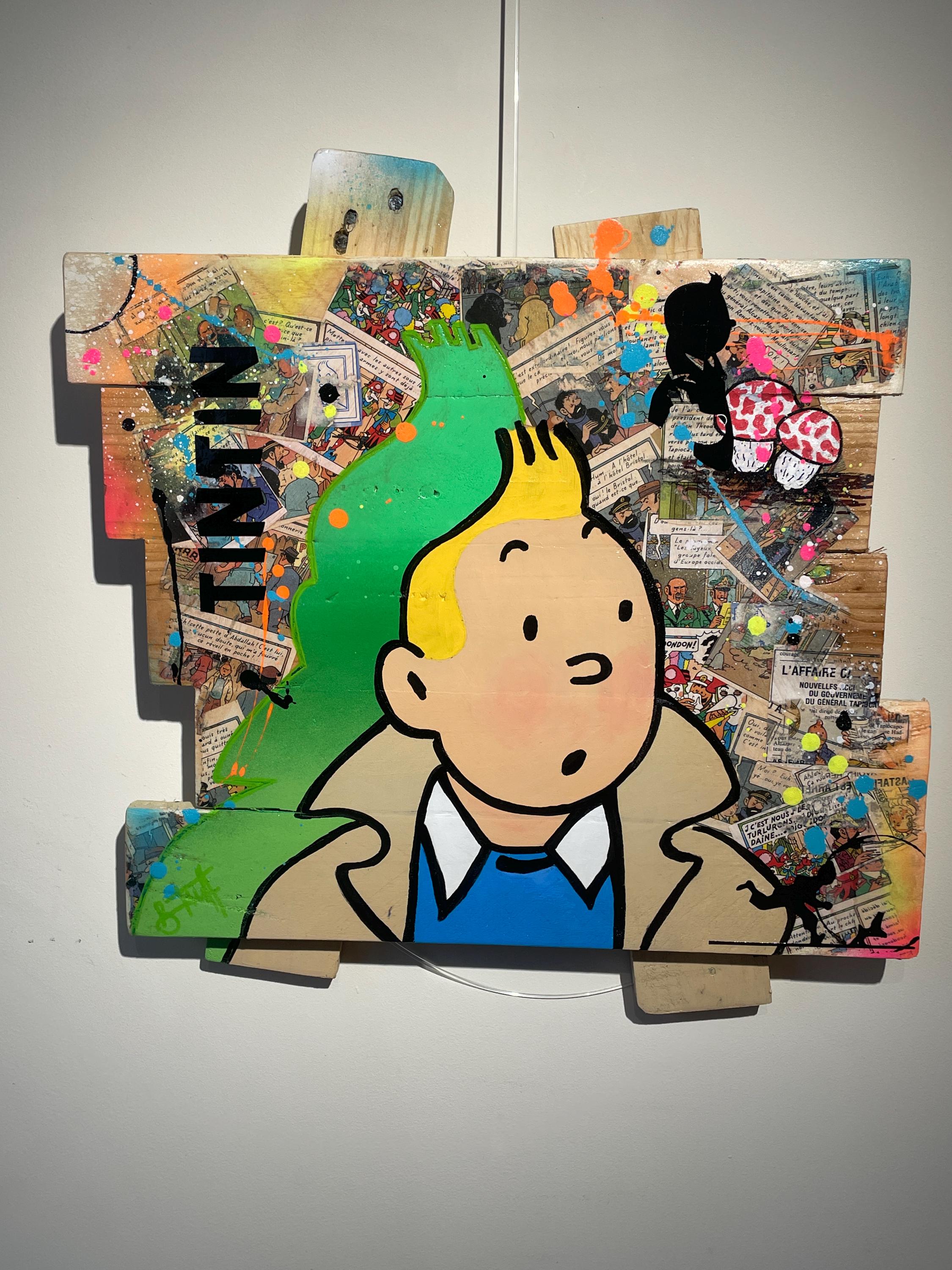 Tableau Pop Art TINTIN
