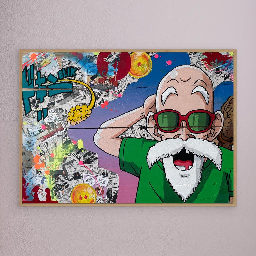 Tortue Géniale reproduction officielle sur toile de l'œuvre de Vincent STREIFF