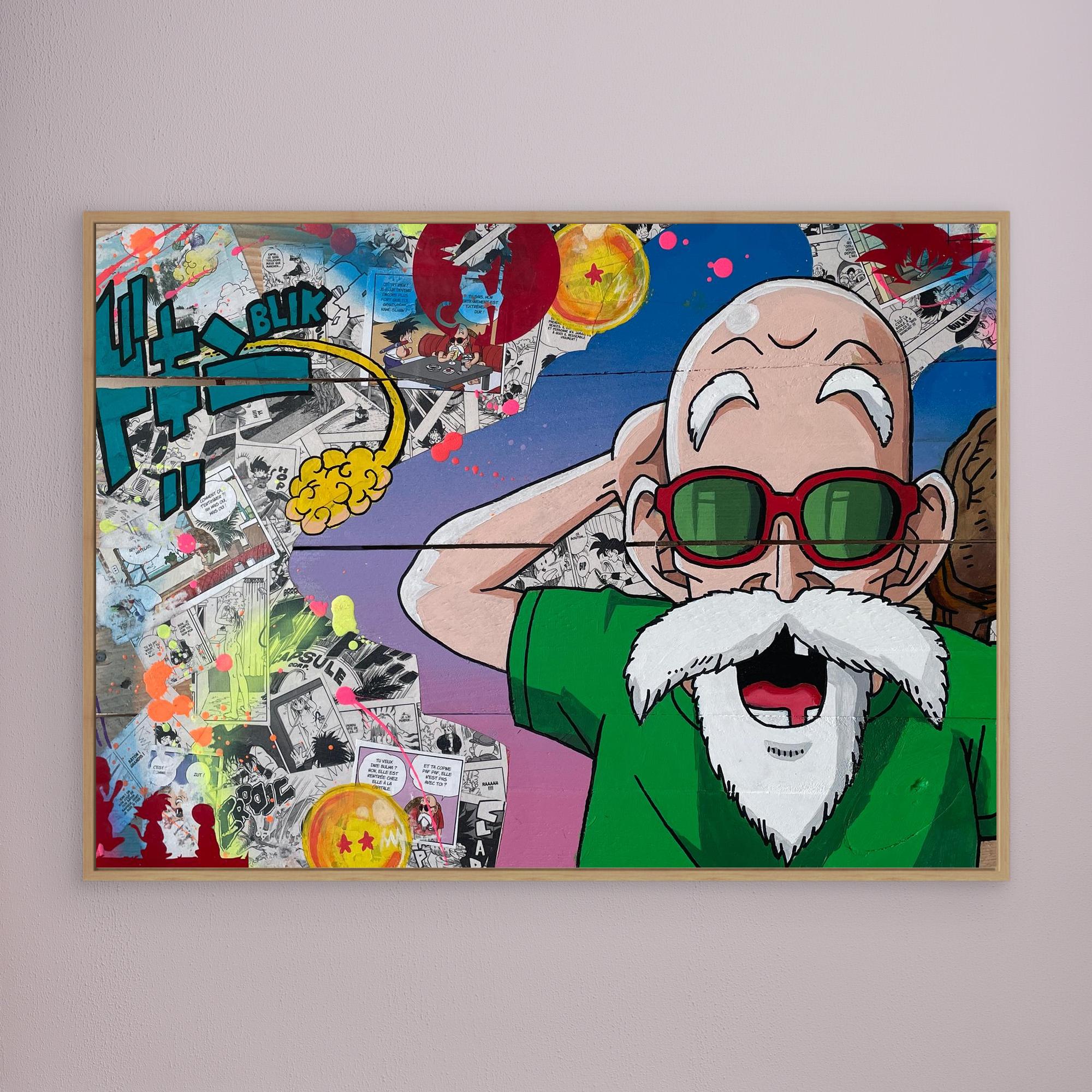 Tortue Géniale reproduction officielle sur toile de l'œuvre de Vincent STREIFF