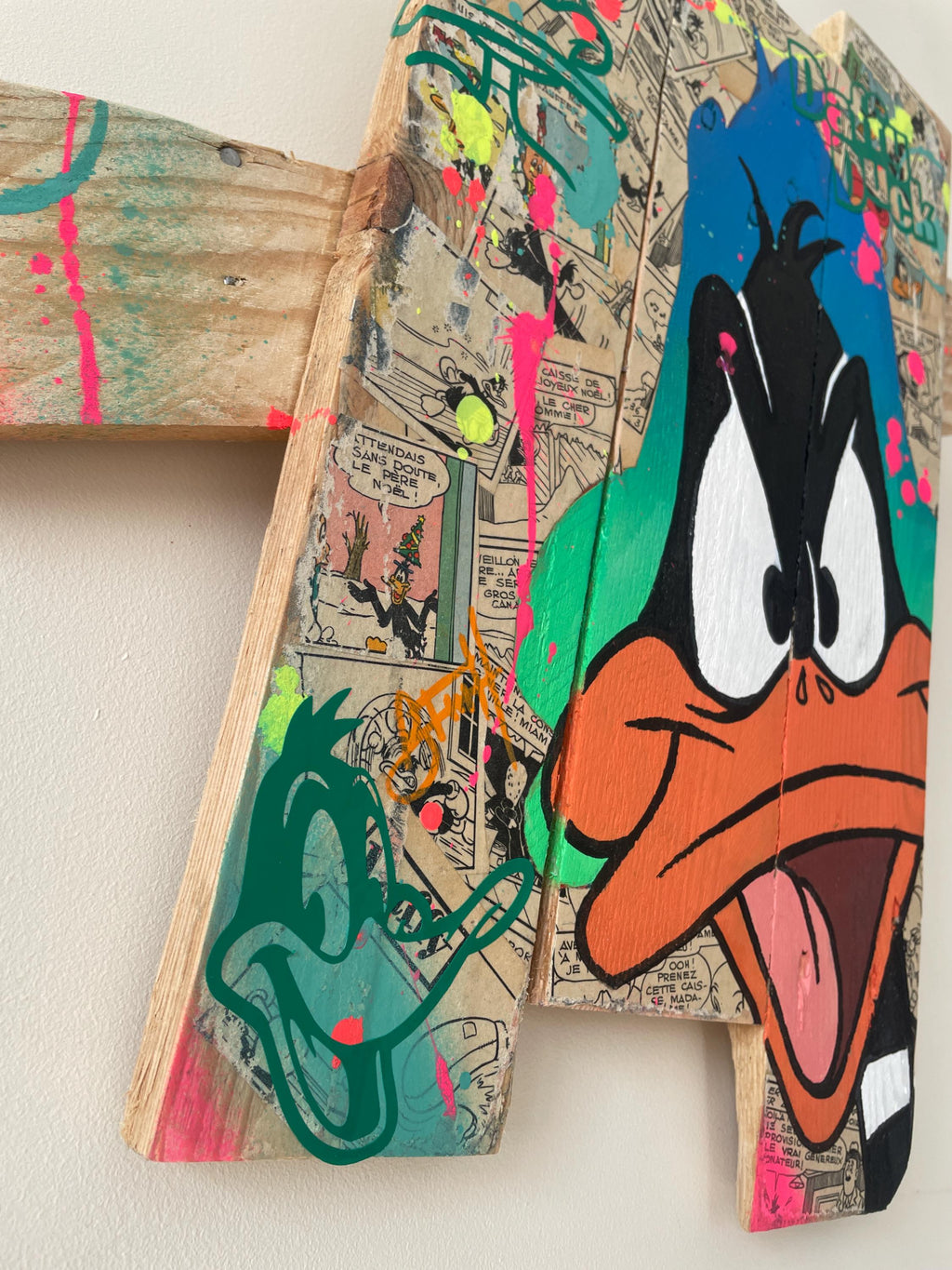 Tableau POP Art Daffy Duck