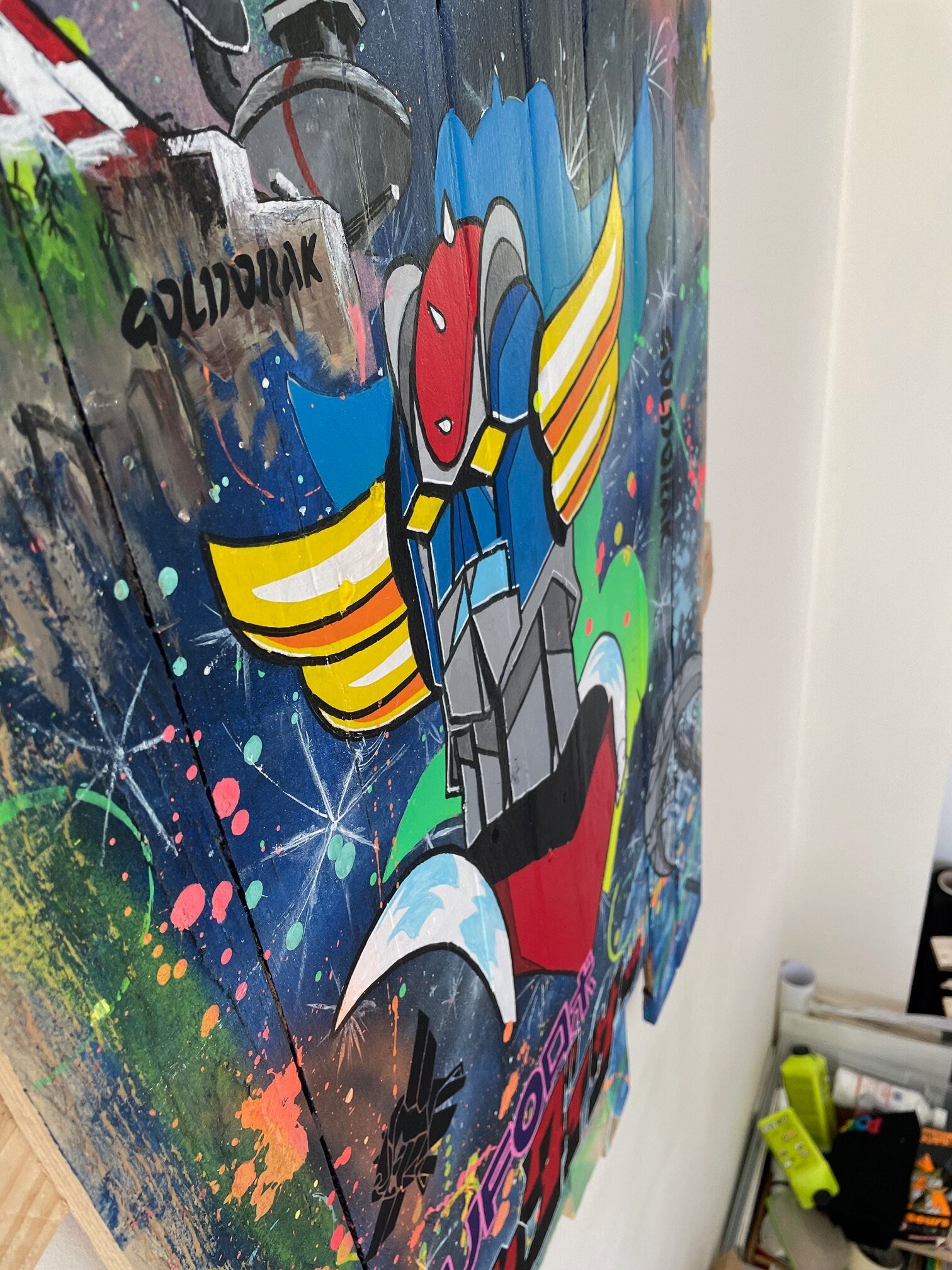 Tableau Pop Art GOLDORAK