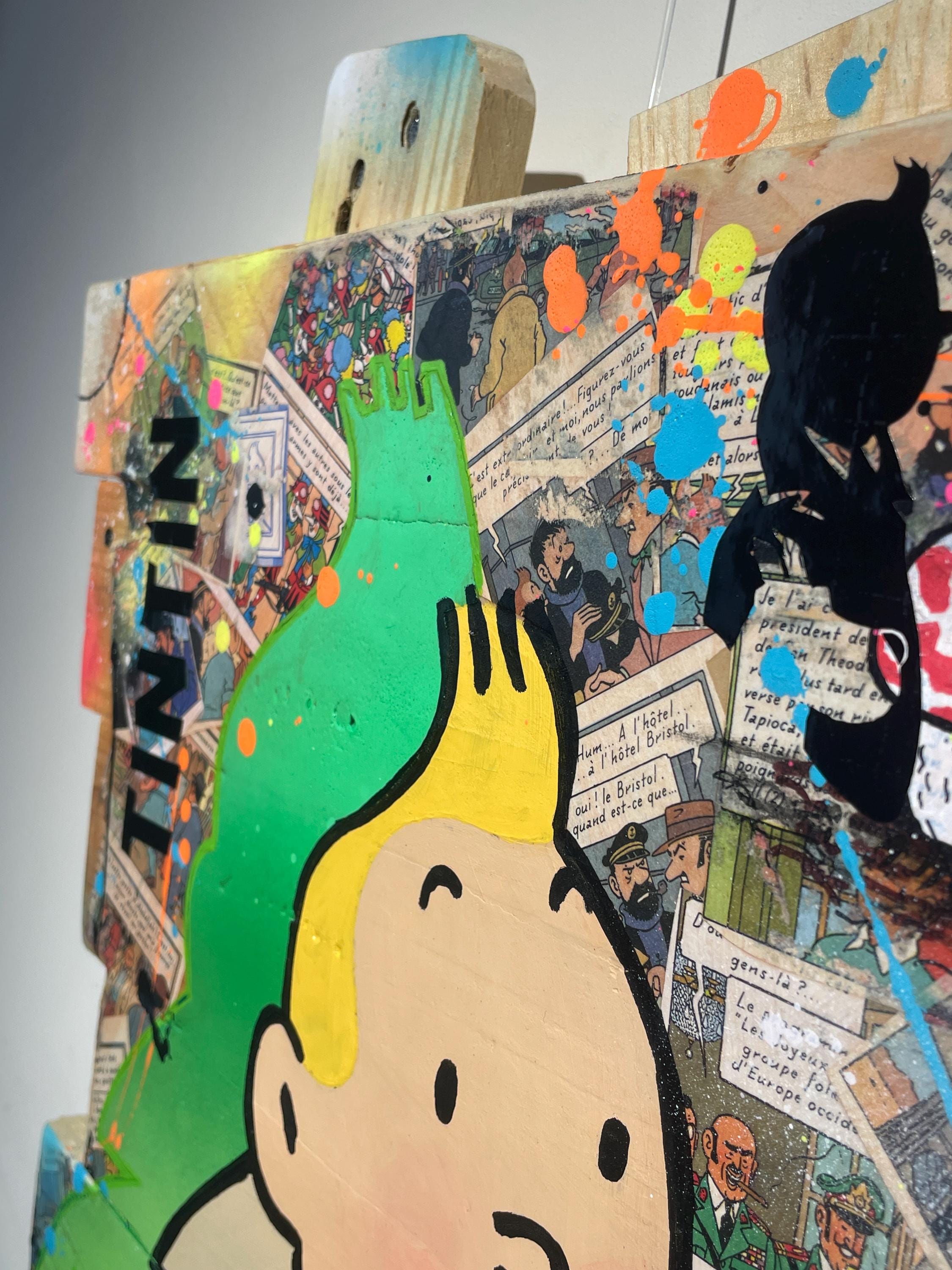 Tableau Pop Art TINTIN