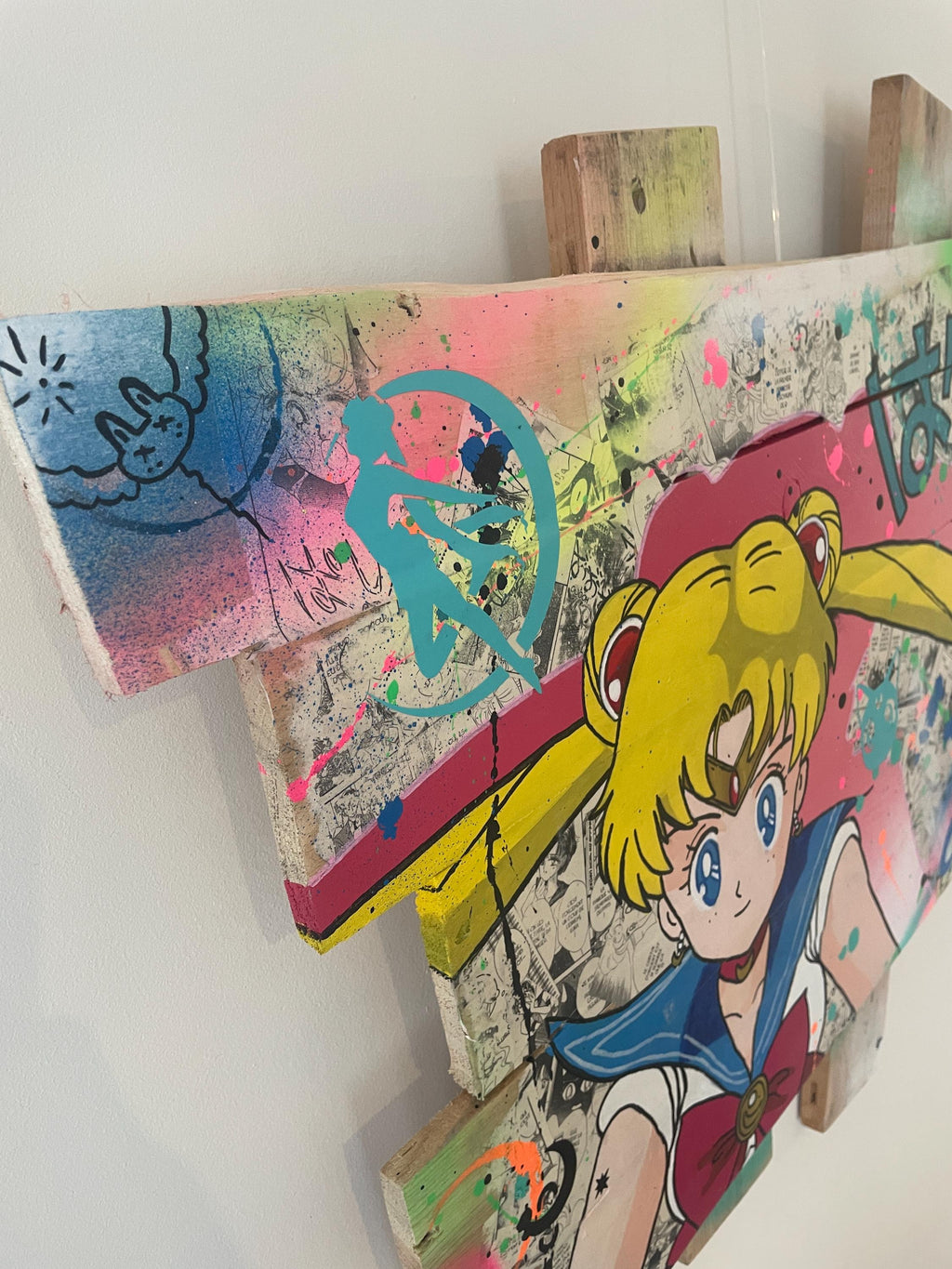 Tableau pop art Sailor Moon