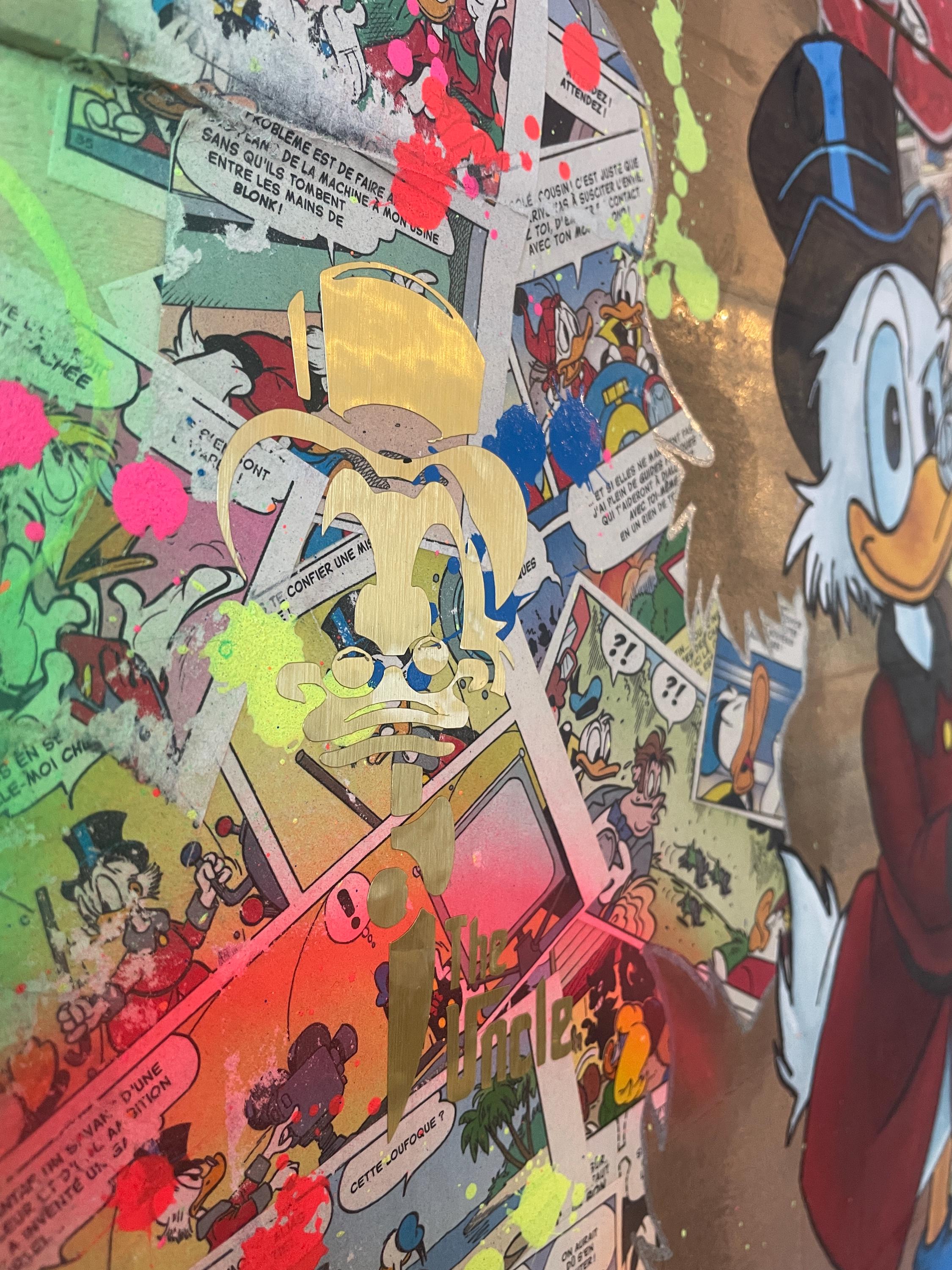 Tableau POP art Picsou