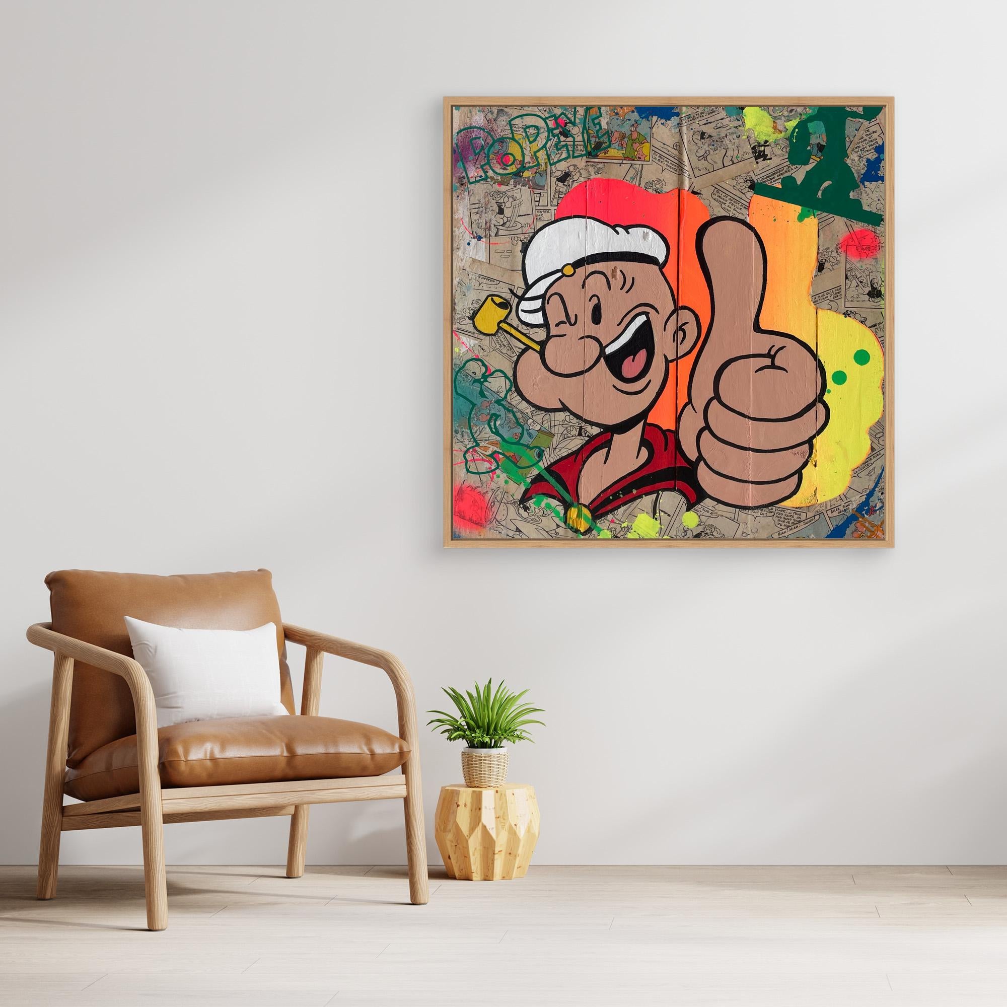 Popeye reproduction officielle sur toile