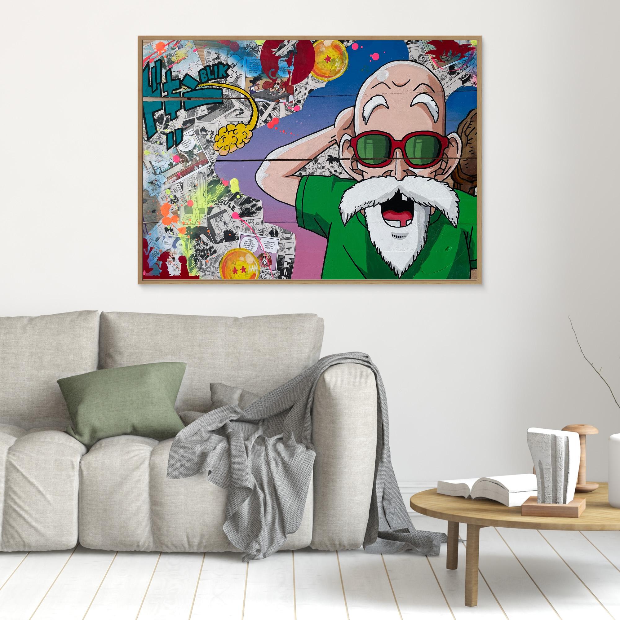 Tortue Géniale reproduction officielle sur toile de l'œuvre de Vincent STREIFF