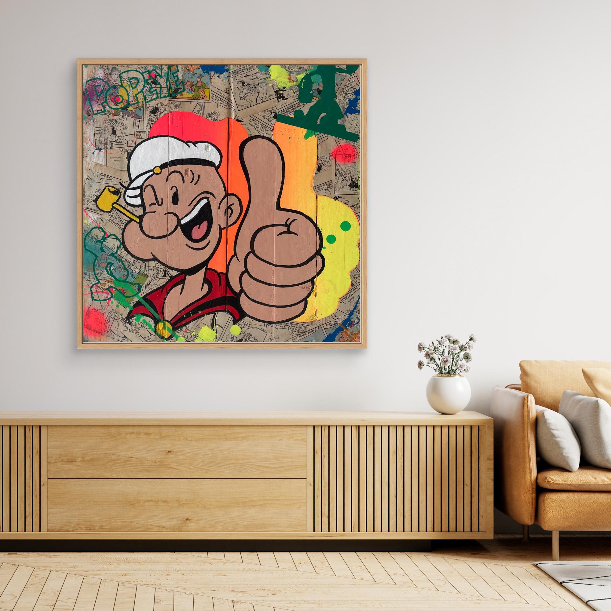 Popeye reproduction officielle sur toile