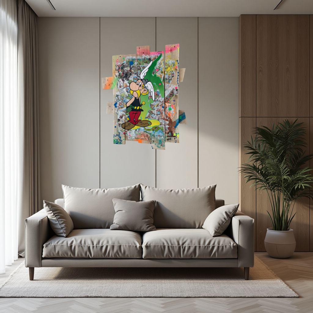 Tableau POP Art Astérix