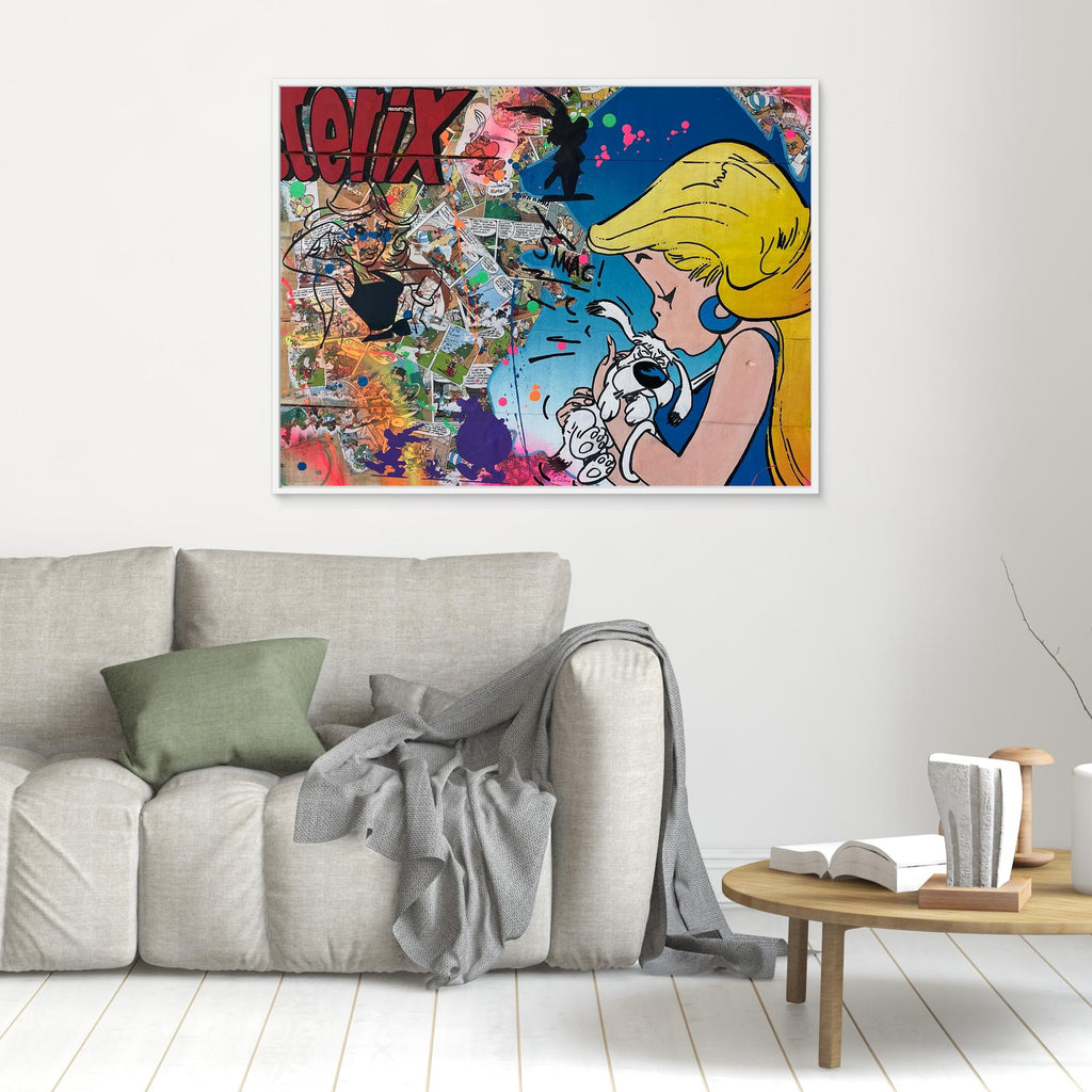 Falbala reproduction officielle sur toile de l'œuvre de Vincent STREIFF