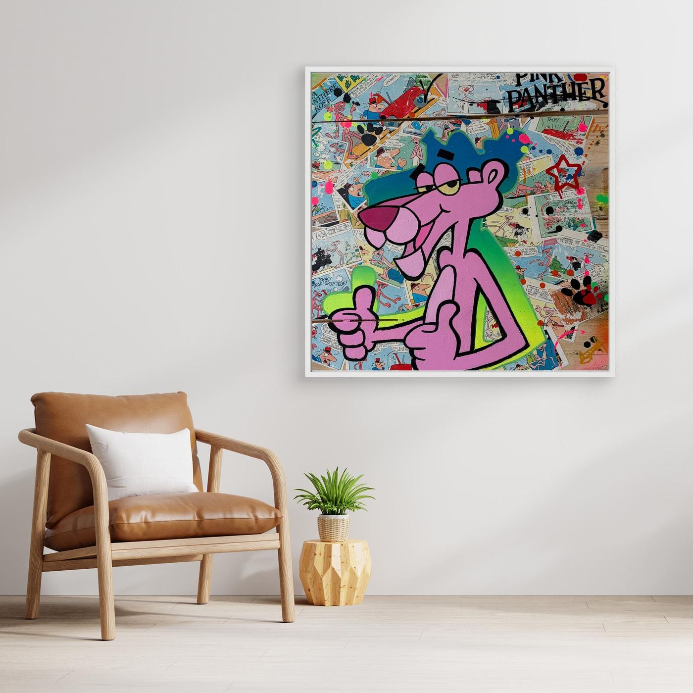 Pink Panther impression de l'œuvre originale de Vincent STREIFF