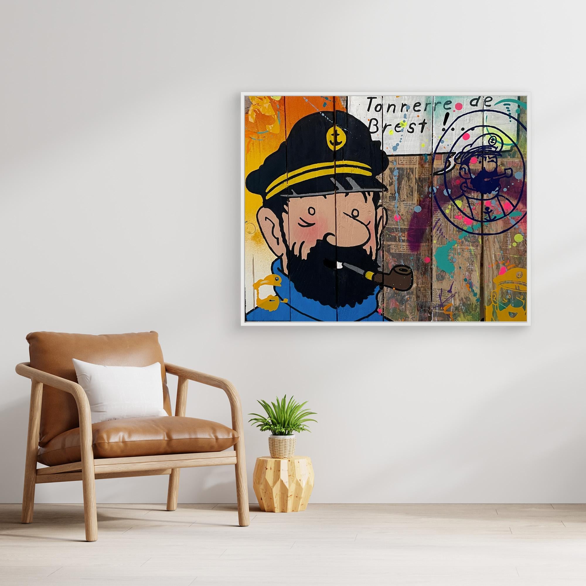 Capitaine Tonnerre reproduction officielle sur toile