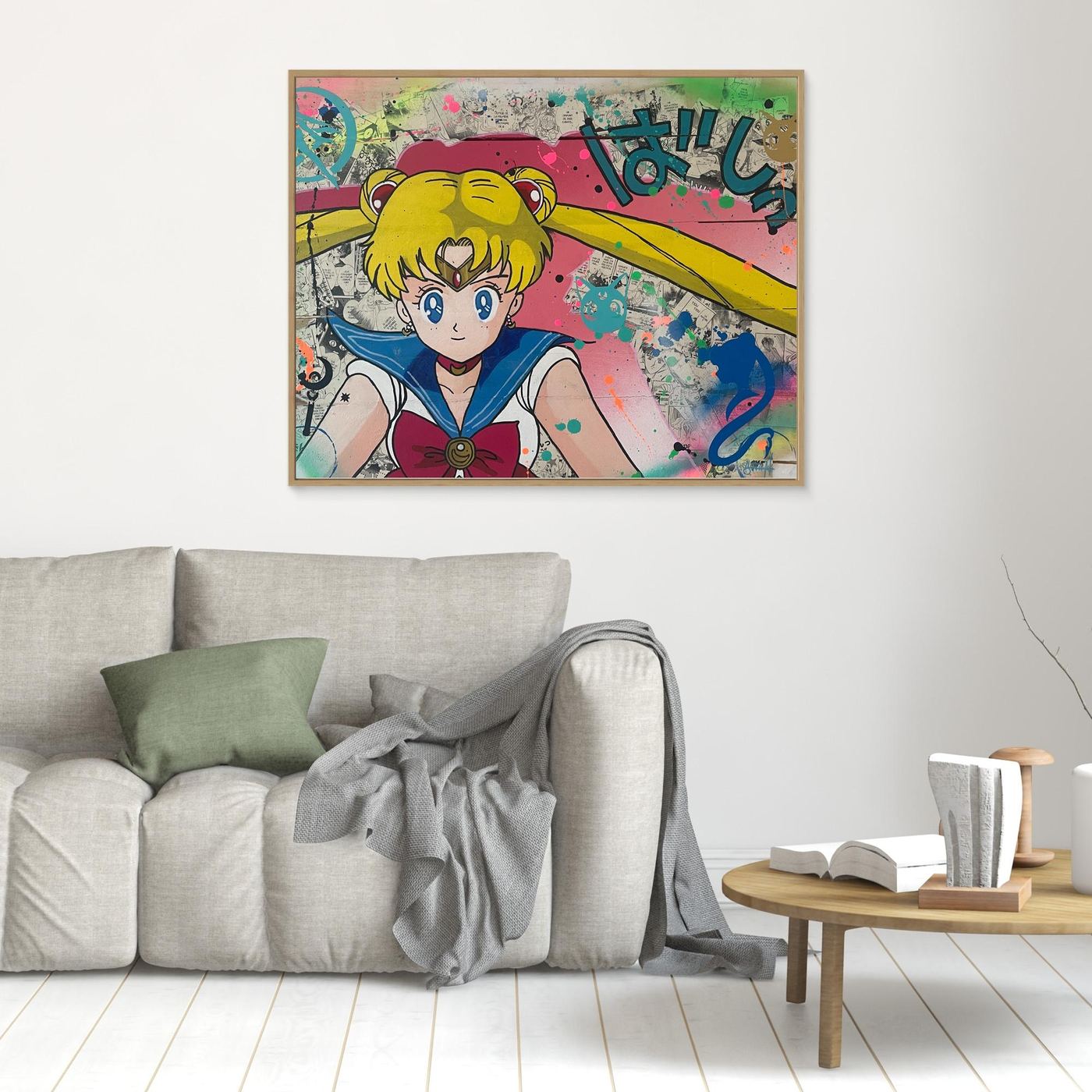 Sailor Moon impression sur toile de l'œuvre originale de Vincent STREIFF
