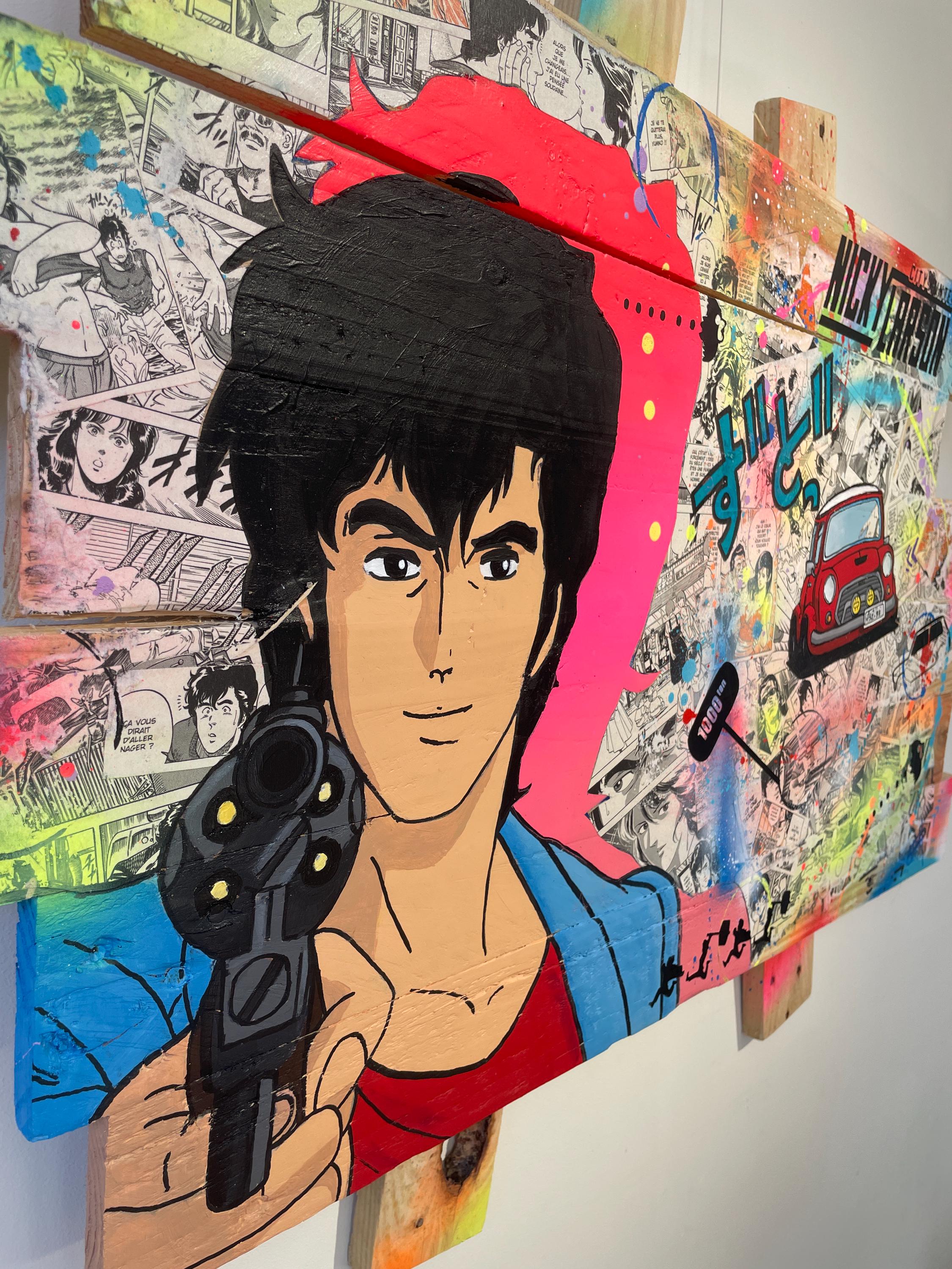 Tableau Pop Art Nicky Larson City Hunter