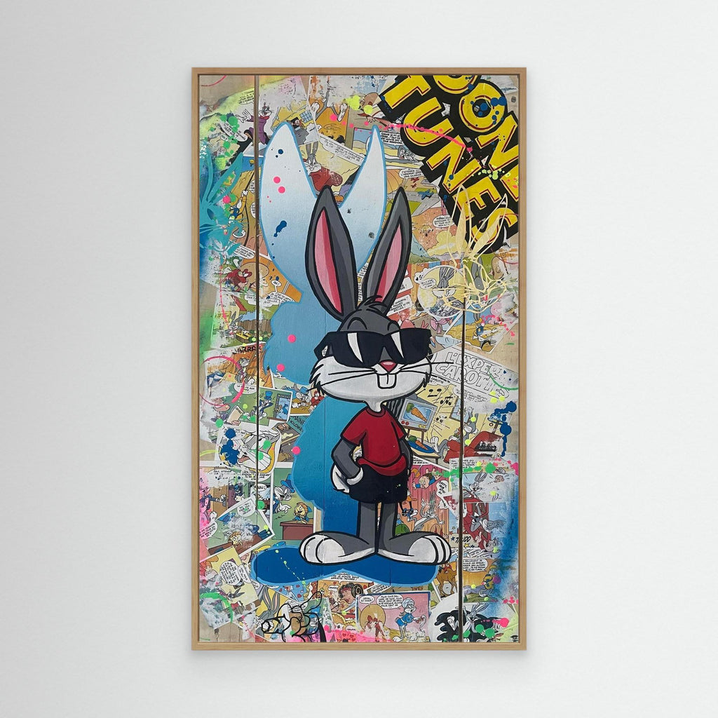 Bunny City Reproduction officielle sur toile