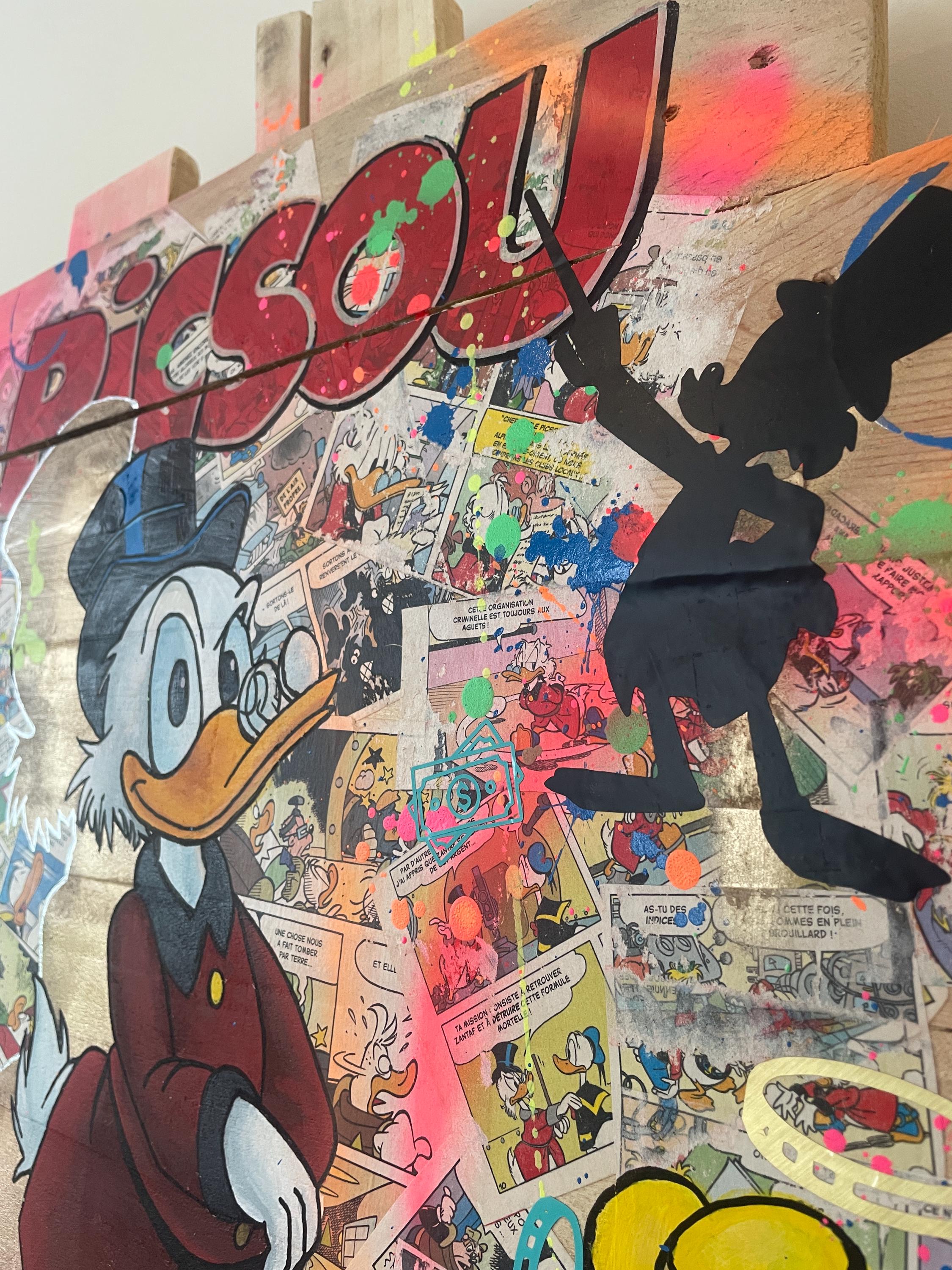 Tableau POP art Picsou