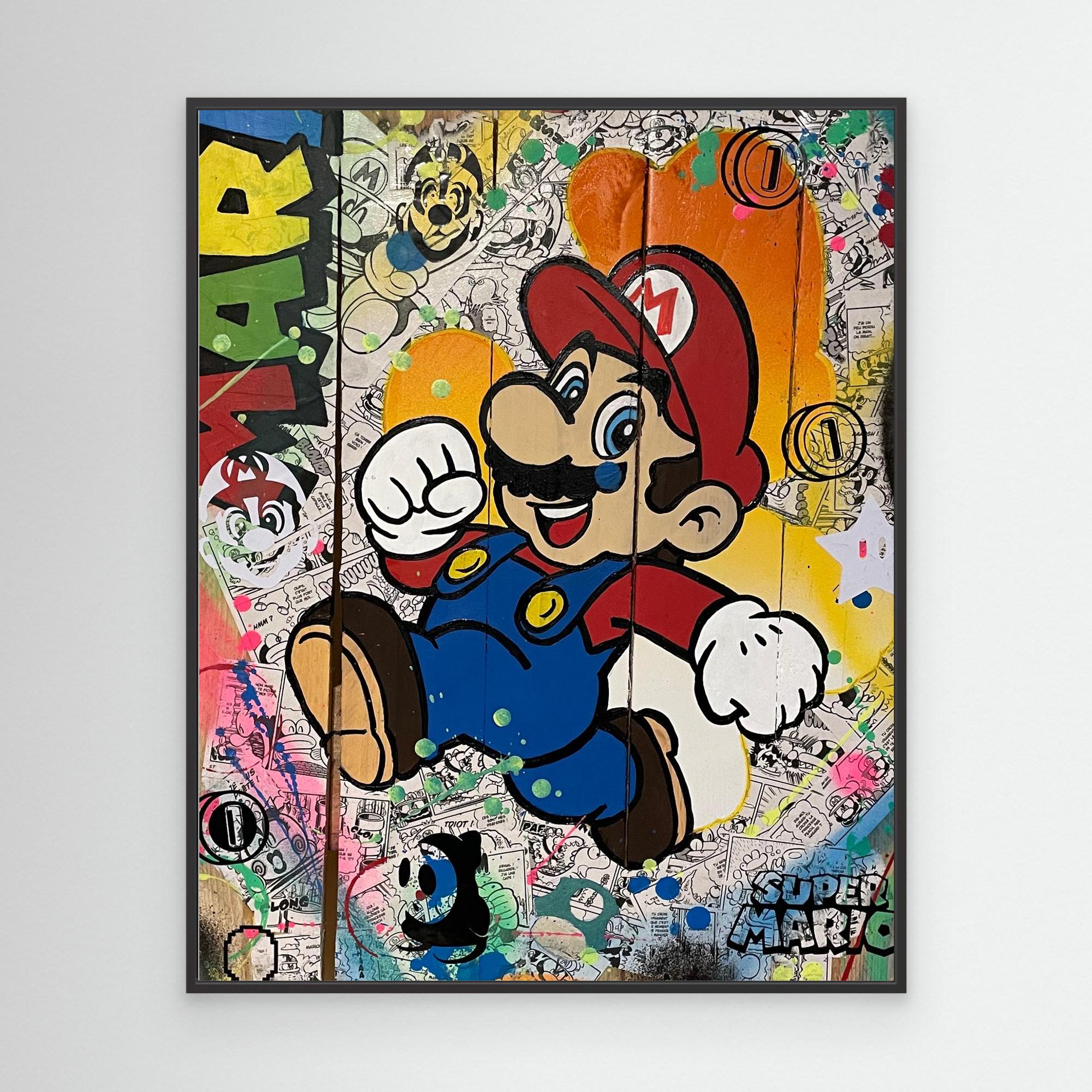 Mario Reproduction officielle sur toile