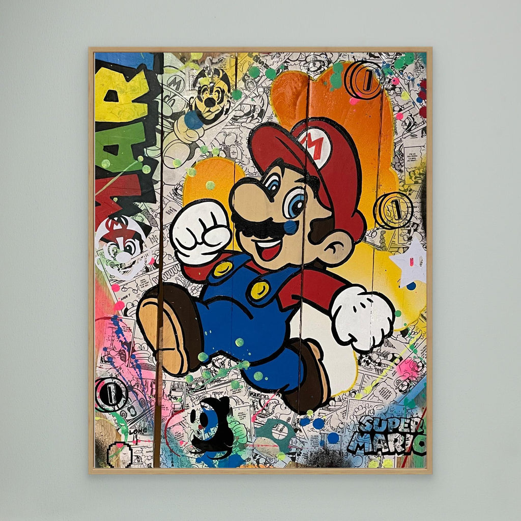 Mario Reproduction officielle sur toile