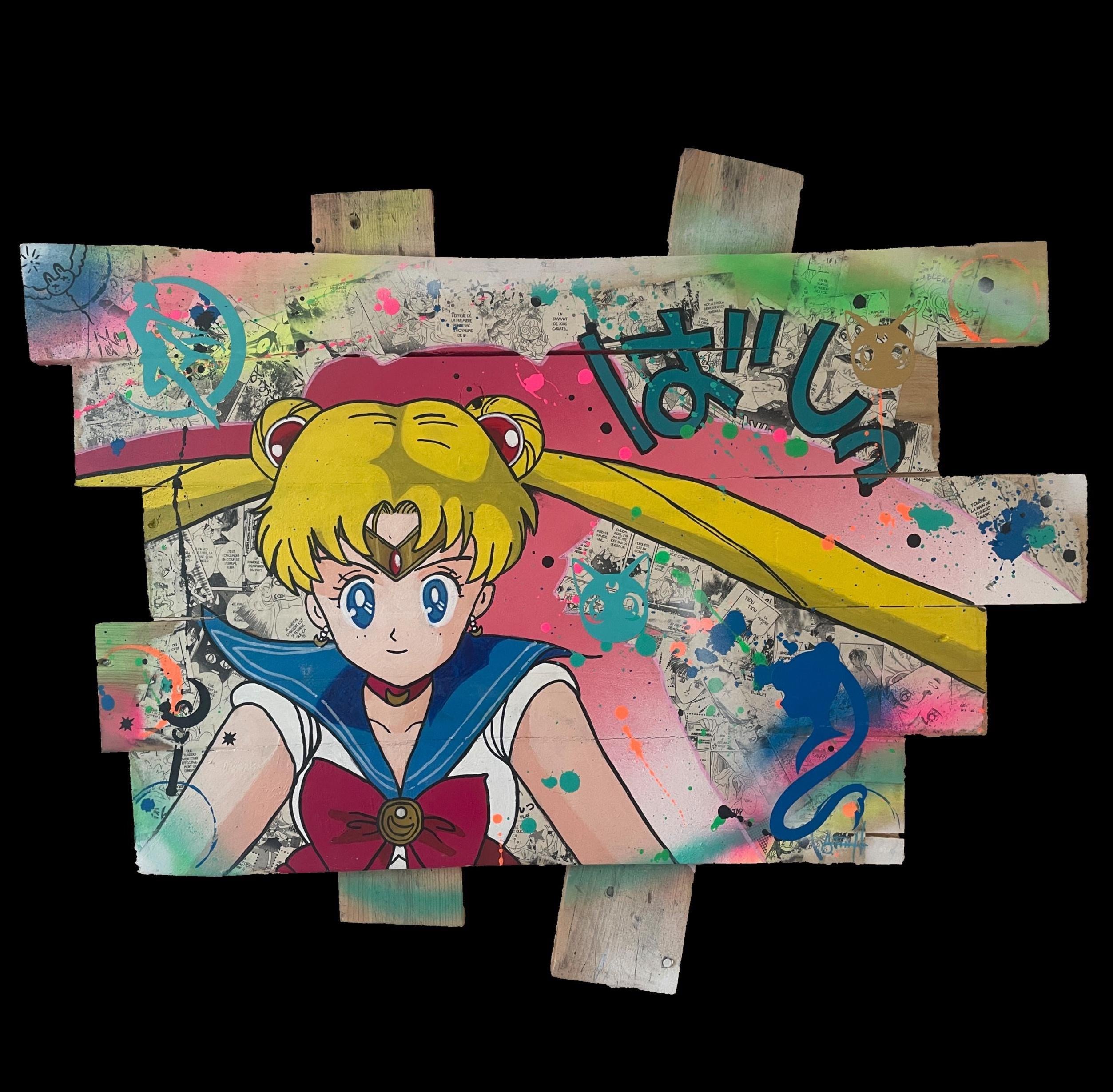 Tableau pop art Sailor Moon