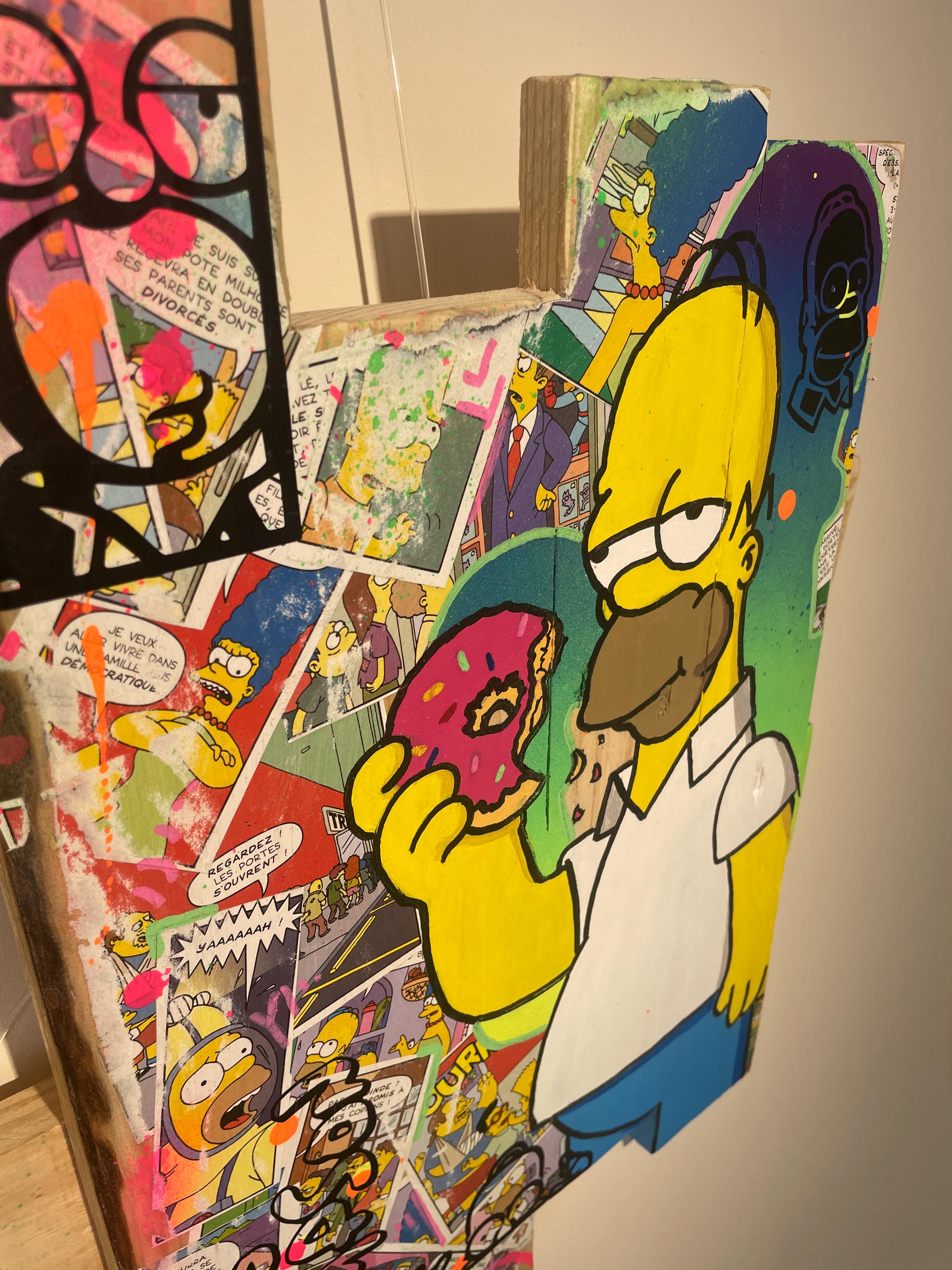 Tableau Pop Art OMER SIMPSONS