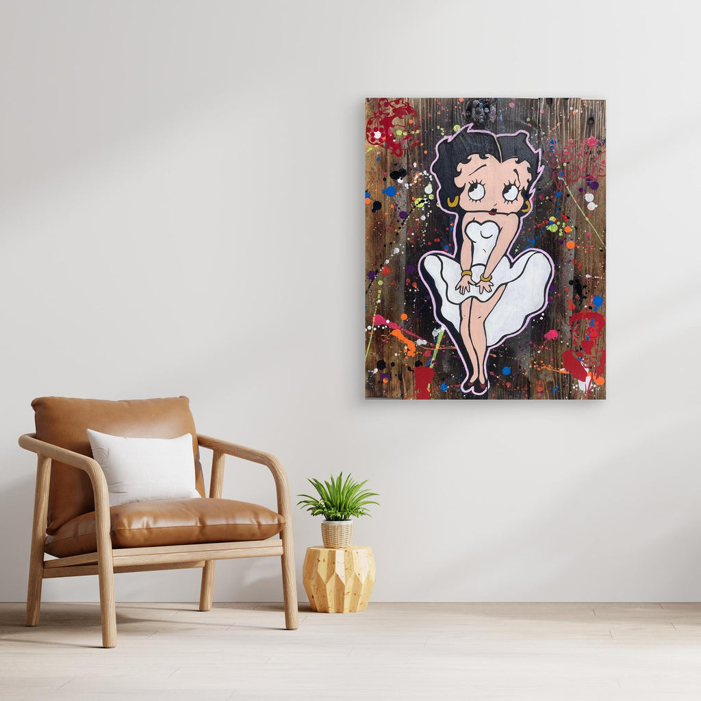 Betty Boop reporduction officielle sur toile