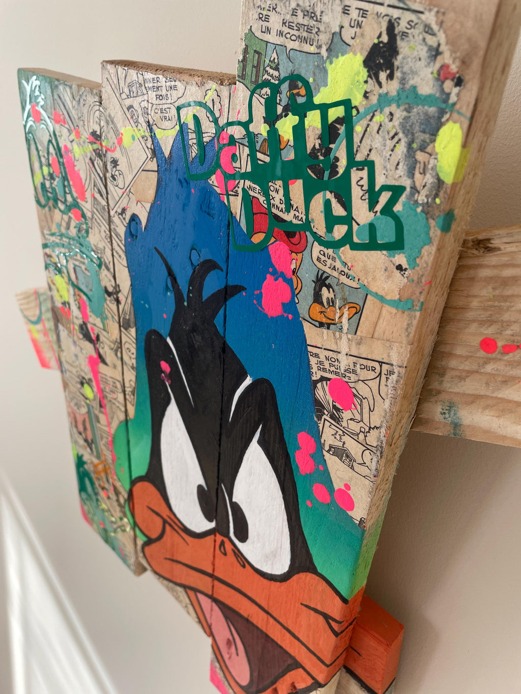 Tableau POP Art Daffy Duck