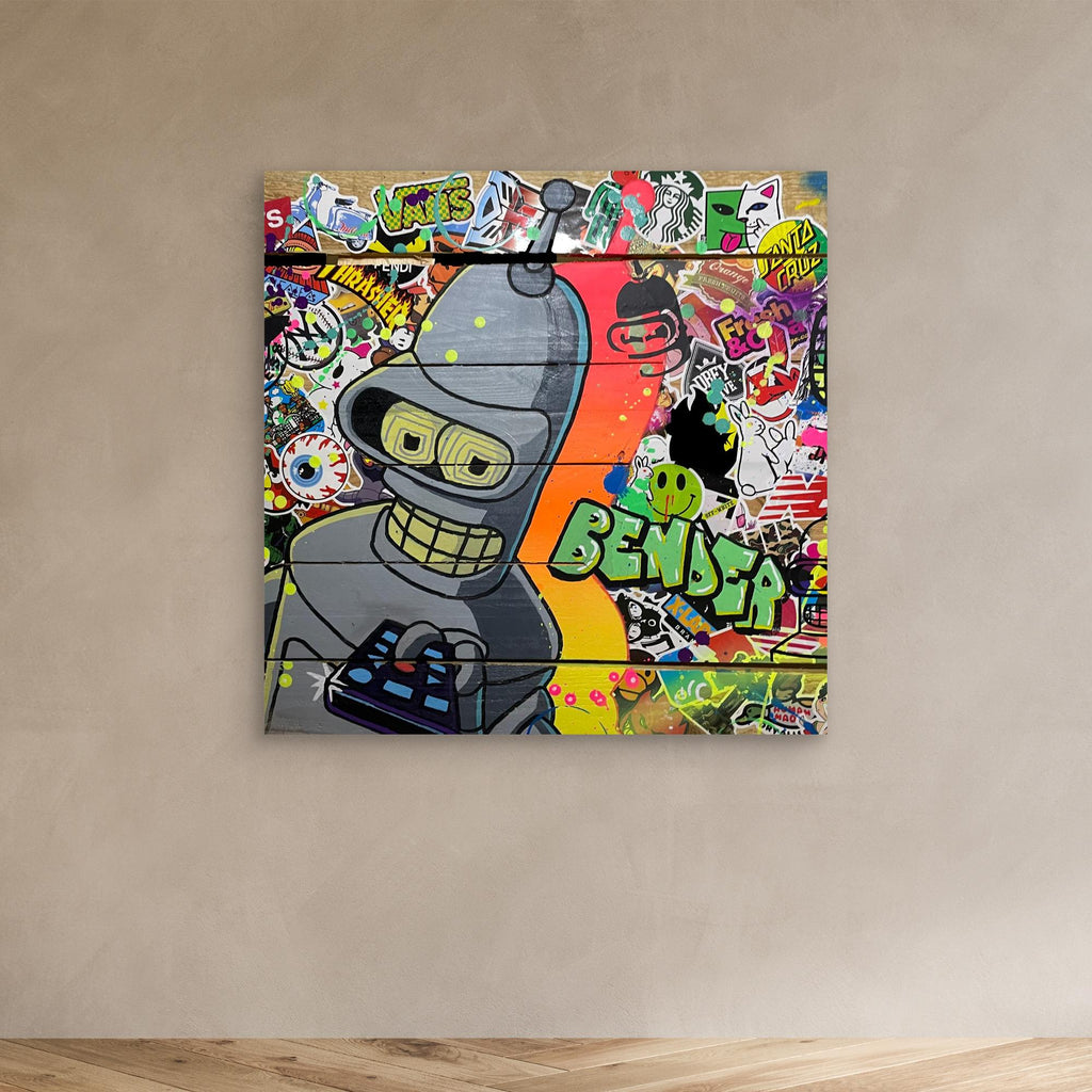 Bender reproduction officielle sur toile