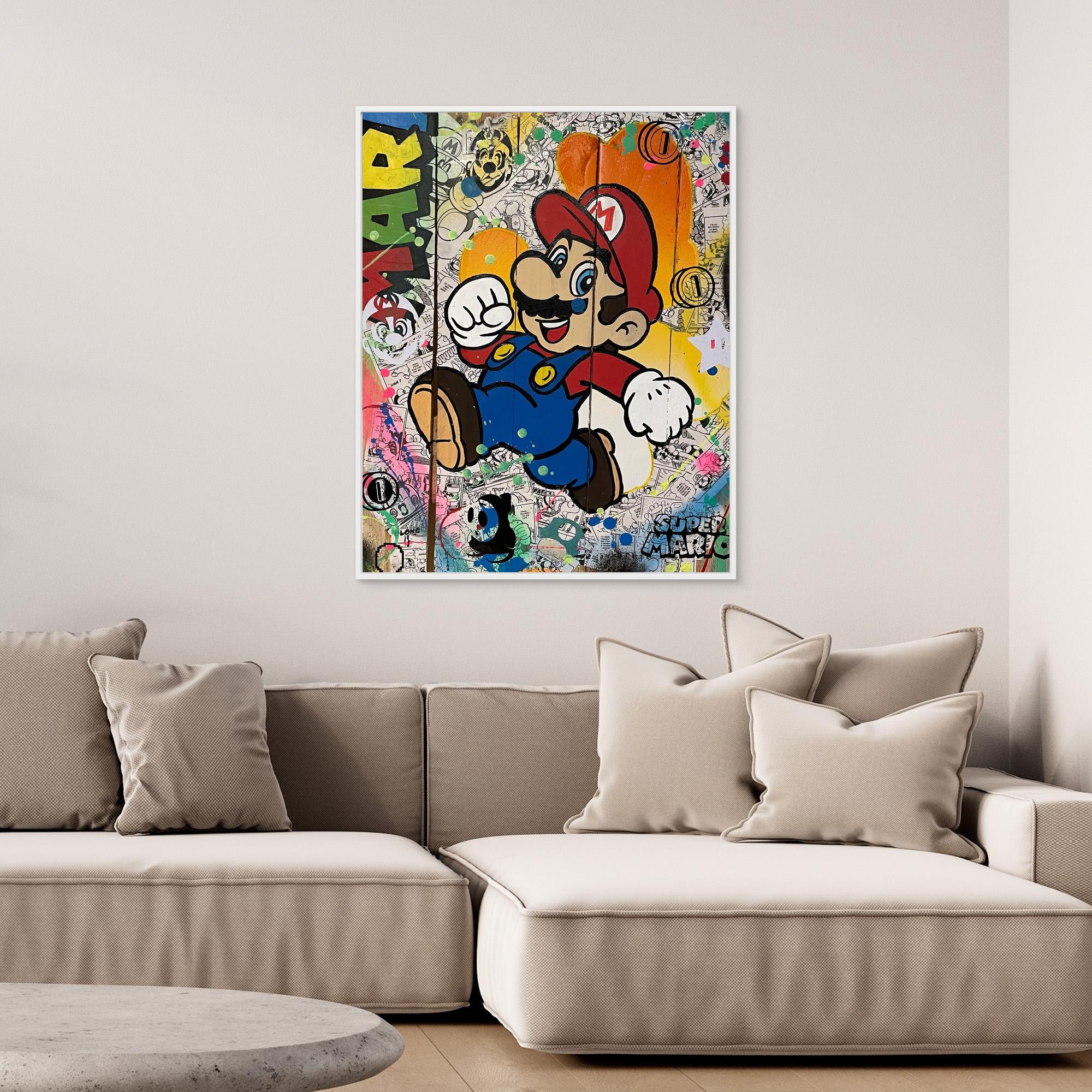 Mario Reproduction officielle sur toile