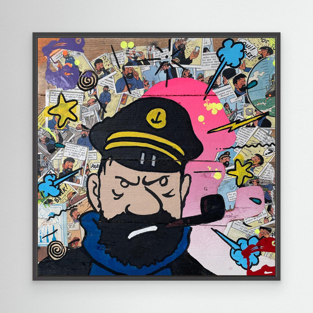 Capitaine face reproduction officielle sur toile
