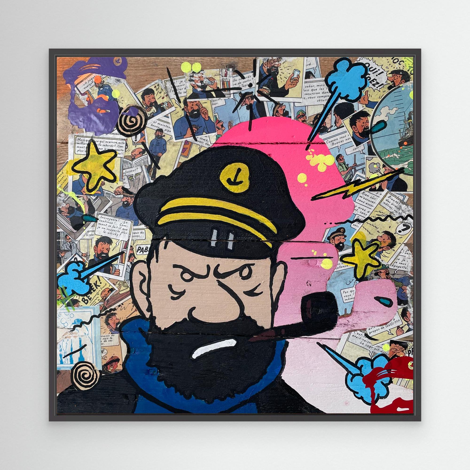 Capitaine face reproduction officielle sur toile
