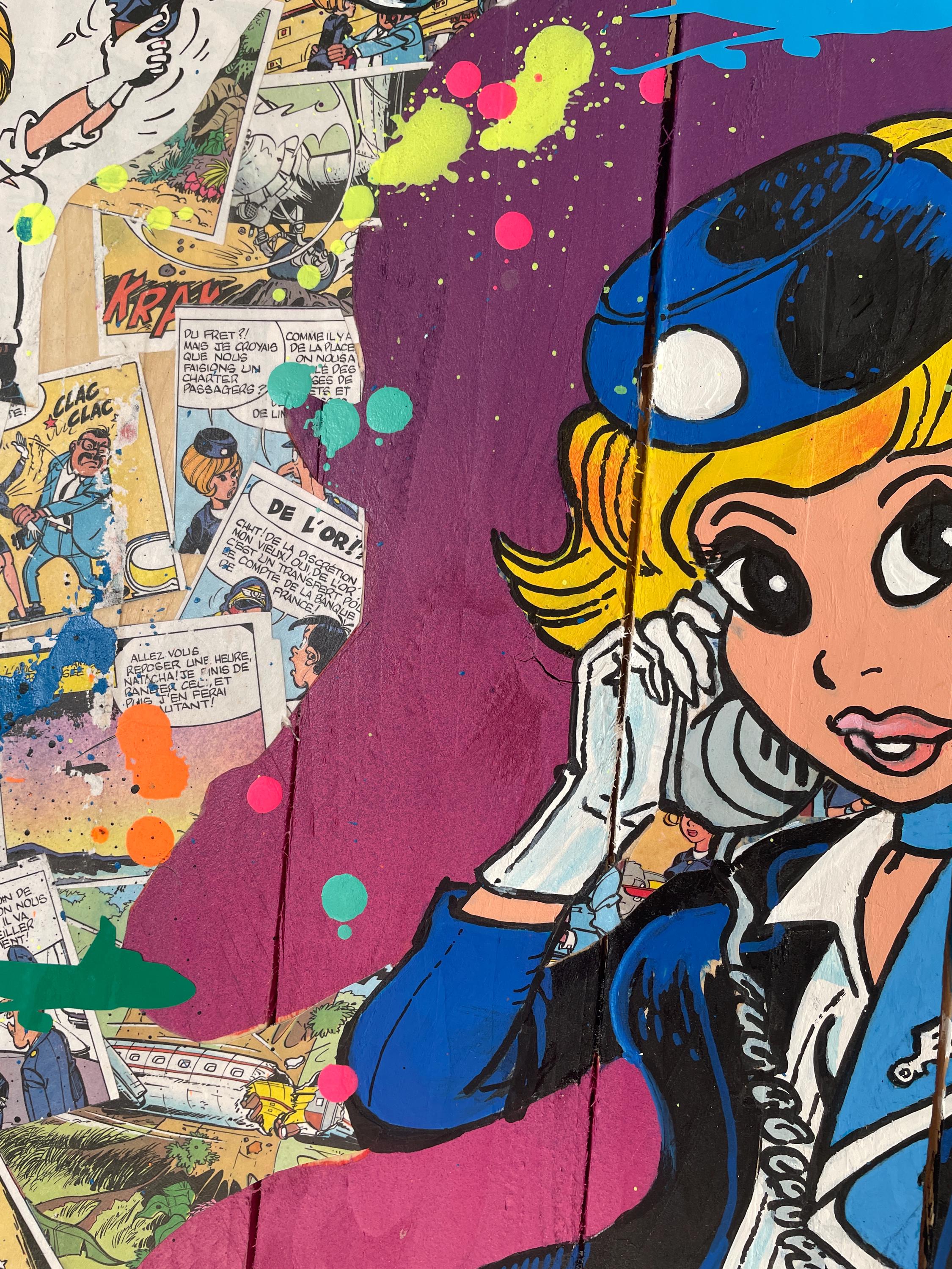 Tableau POP Art NATACHA