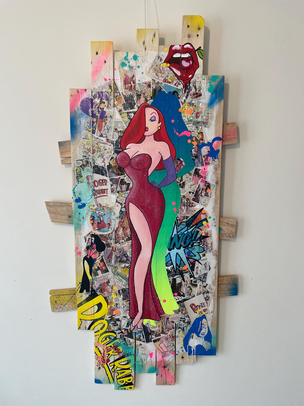 Tableau POP Art JESSICA RABBIT
