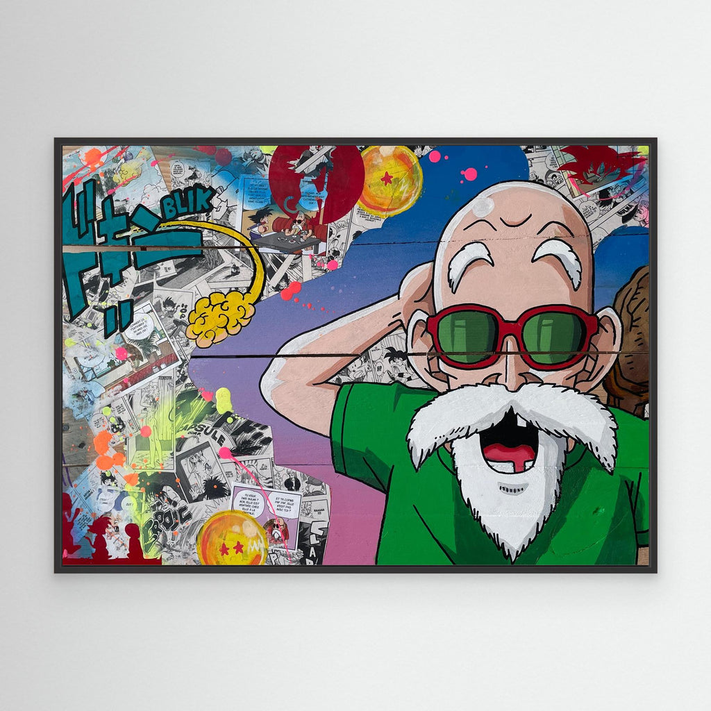 Tortue Géniale reproduction officielle sur toile de l'œuvre de Vincent STREIFF