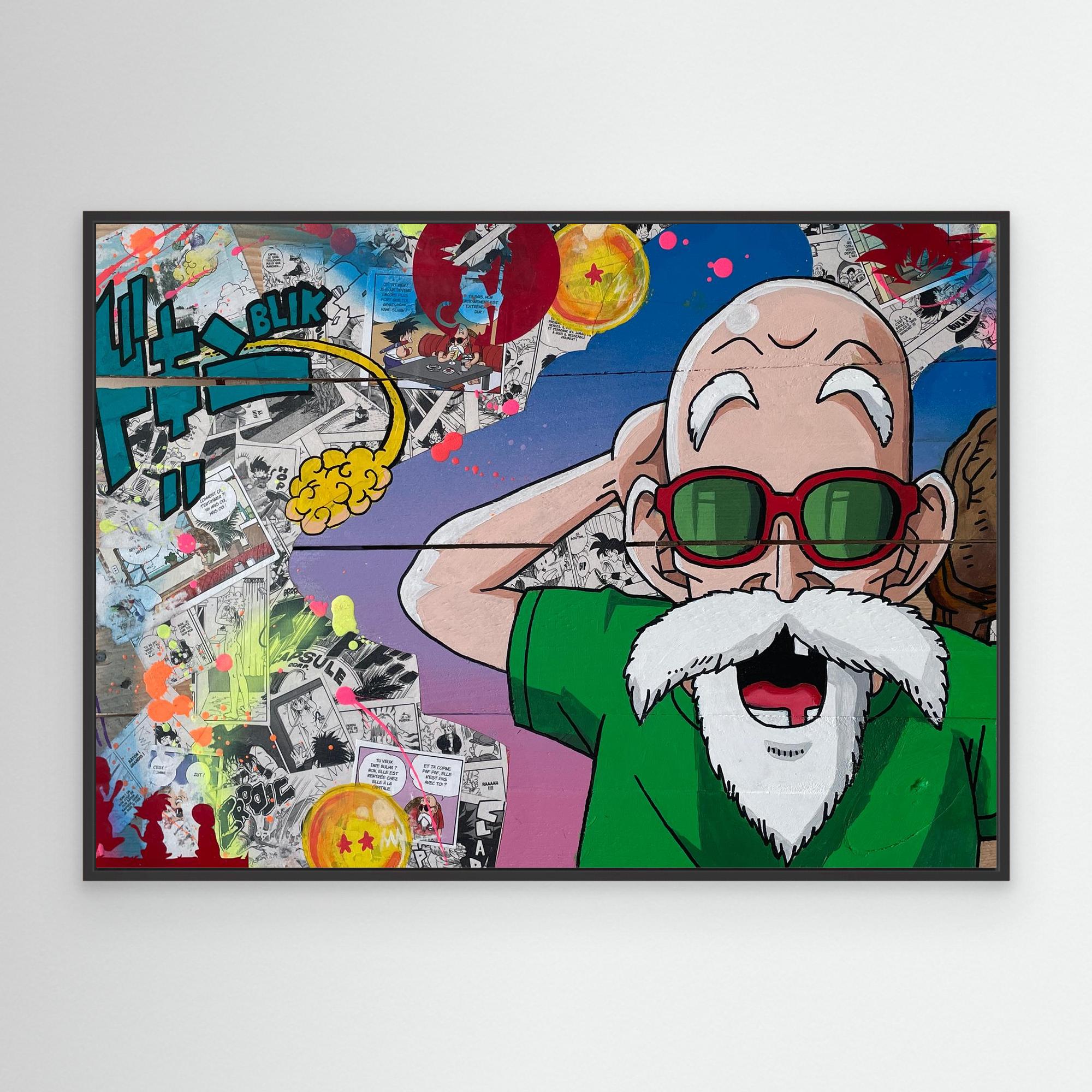 Tortue Géniale reproduction officielle sur toile de l'œuvre de Vincent STREIFF