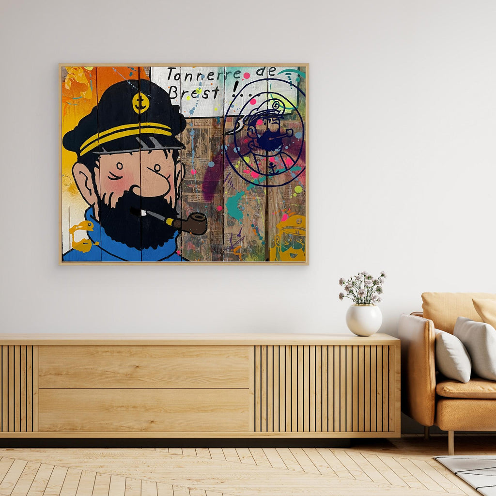 Capitaine Tonnerre reproduction officielle sur toile
