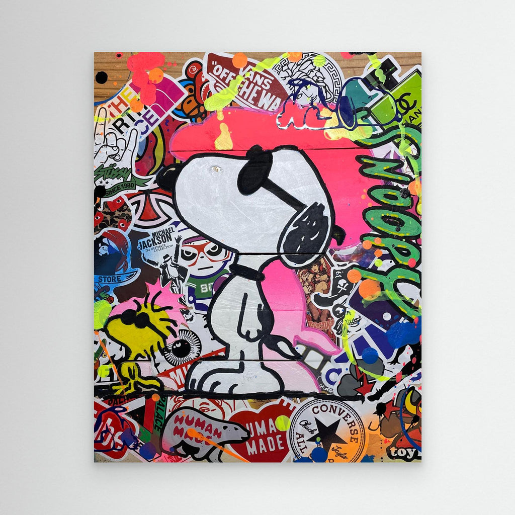 Snoopy reproduction officielle sur toile