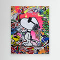 Snoopy reproduction officielle sur toile