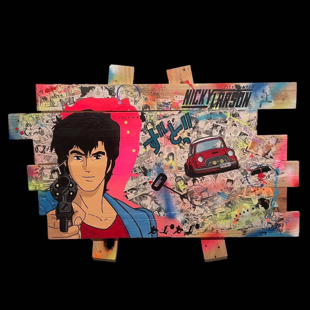 Tableau Pop Art Nicky Larson City Hunter