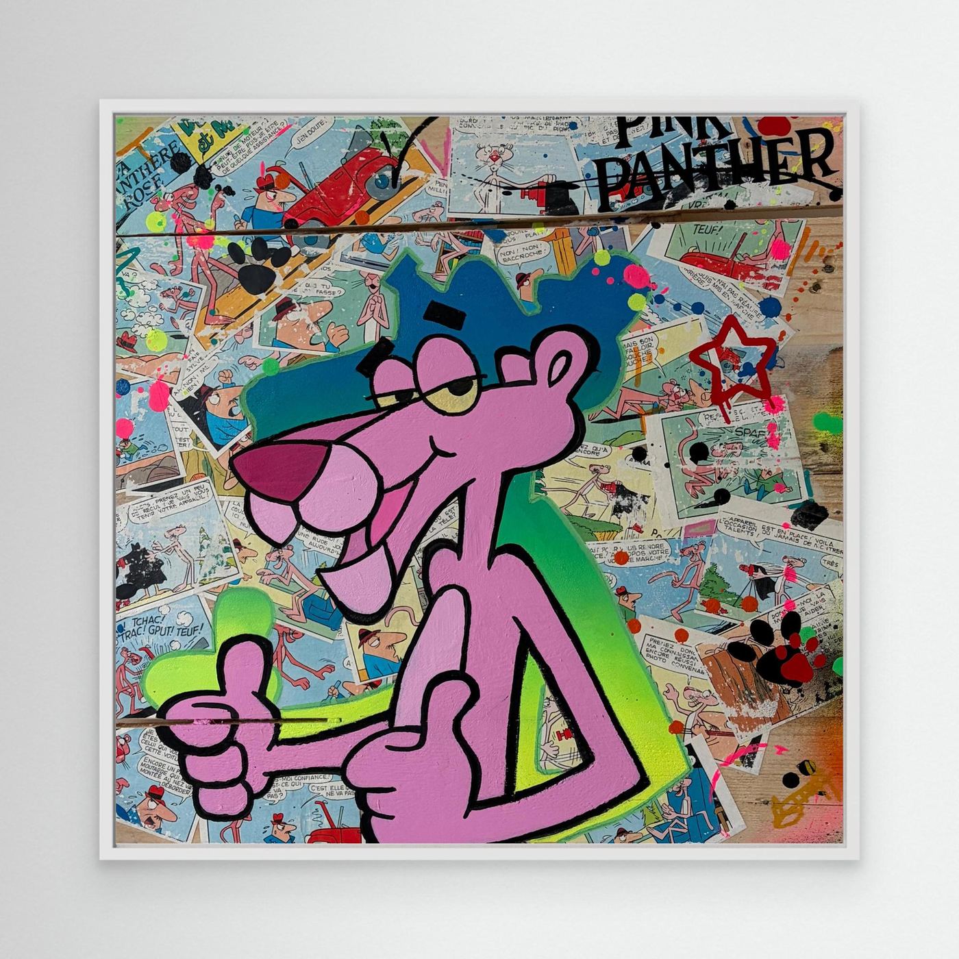 Pink Panther impression de l'œuvre originale de Vincent STREIFF