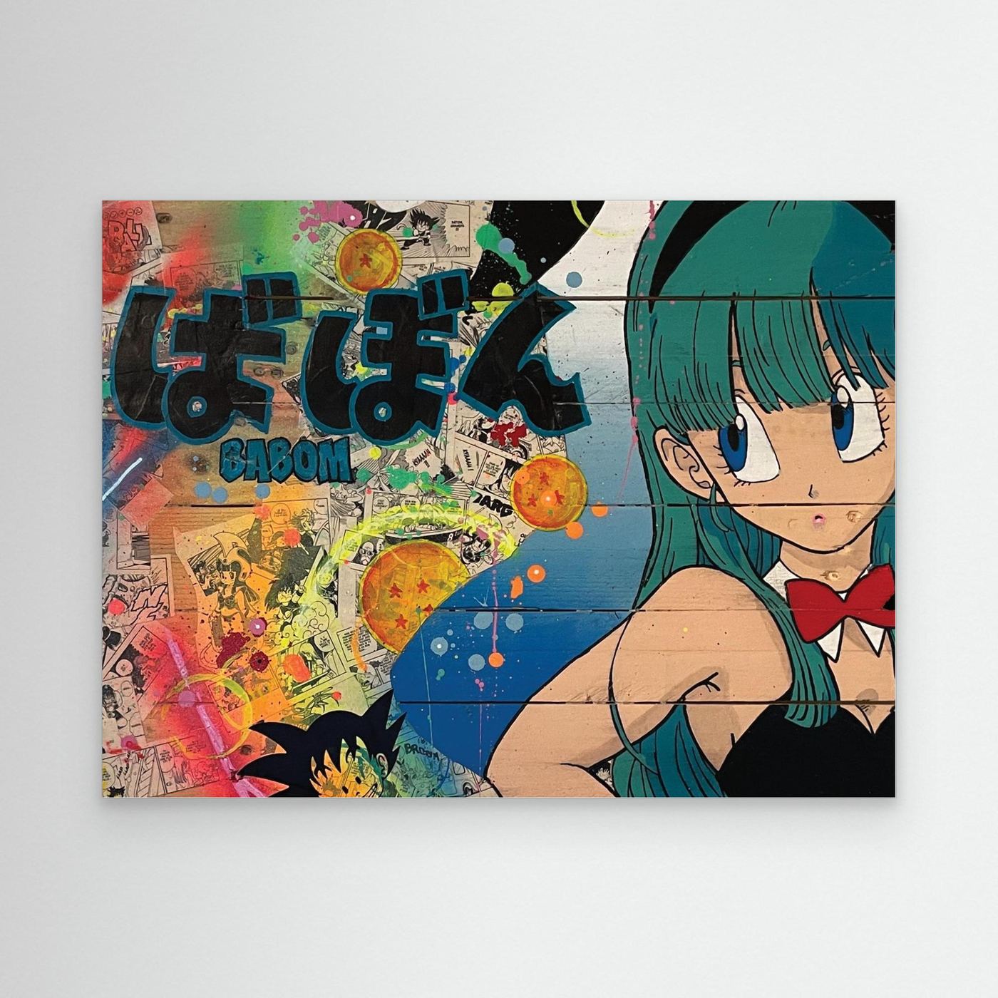Bulma impression sur toile de l'œuvre originale de Vincent STREIFF