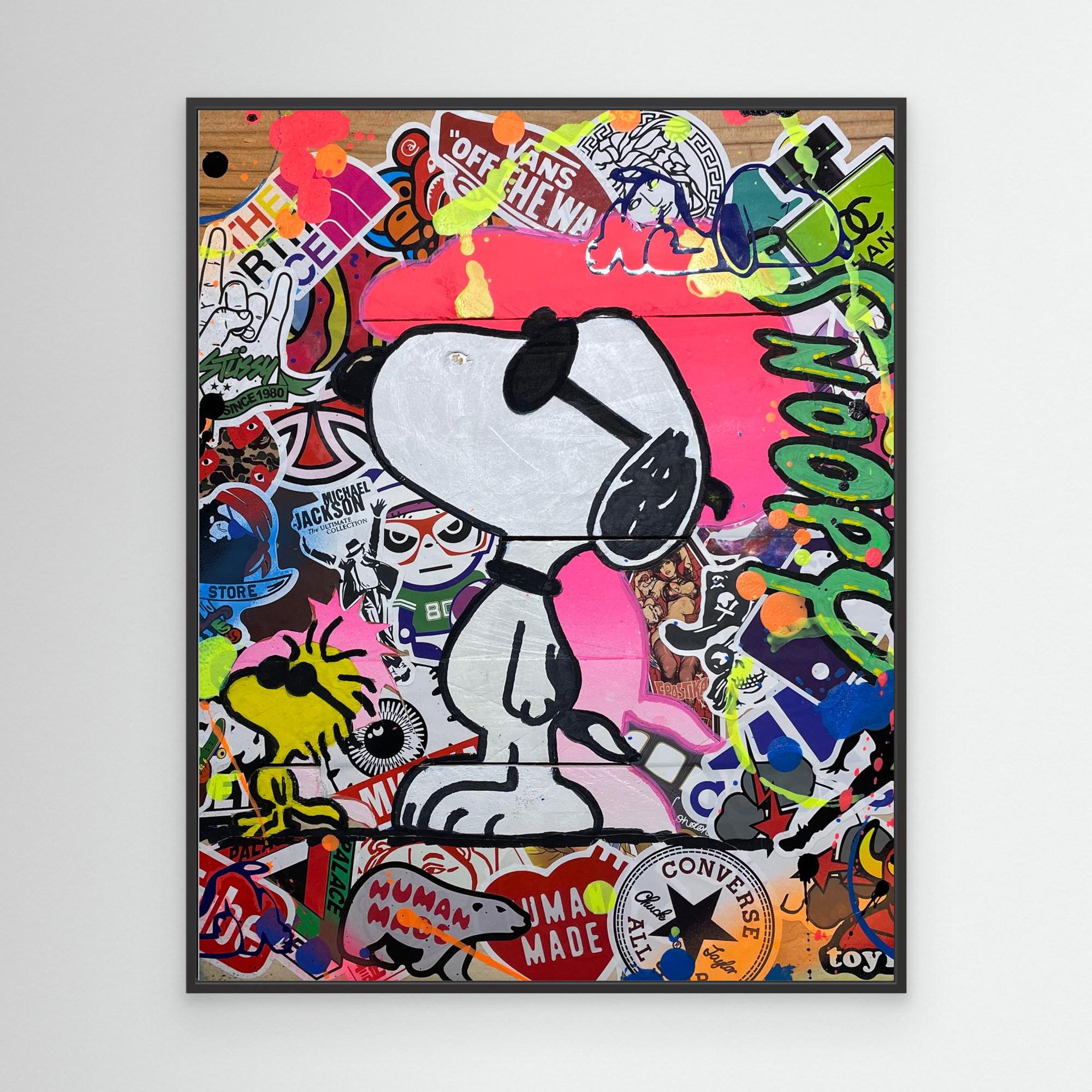 Snoopy reproduction officielle sur toile