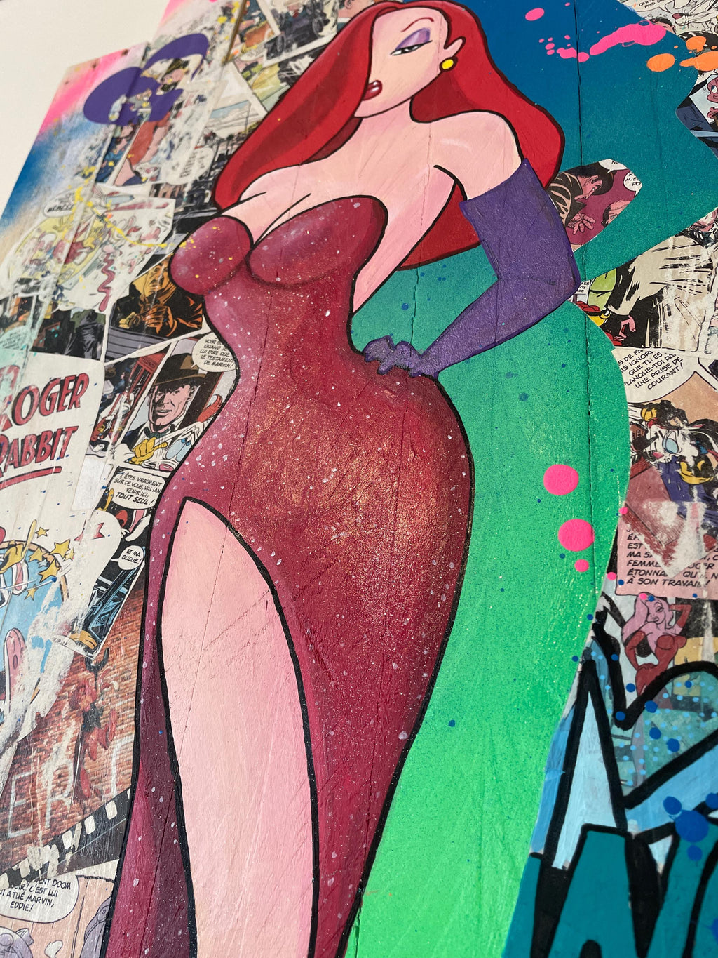 Tableau POP Art JESSICA RABBIT