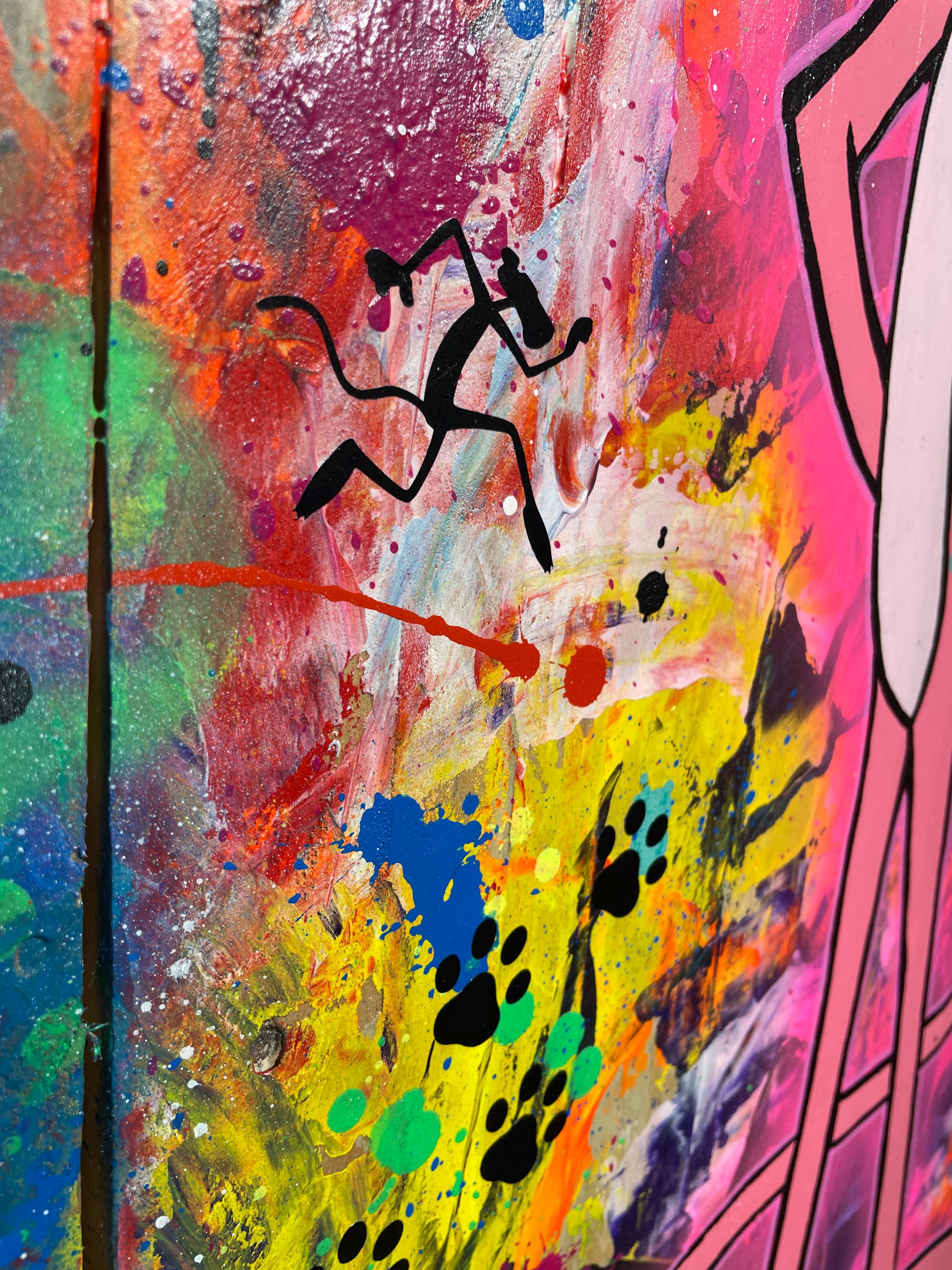 Tableau Pop Art Pink Panther