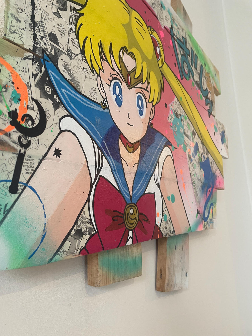 Tableau pop art Sailor Moon