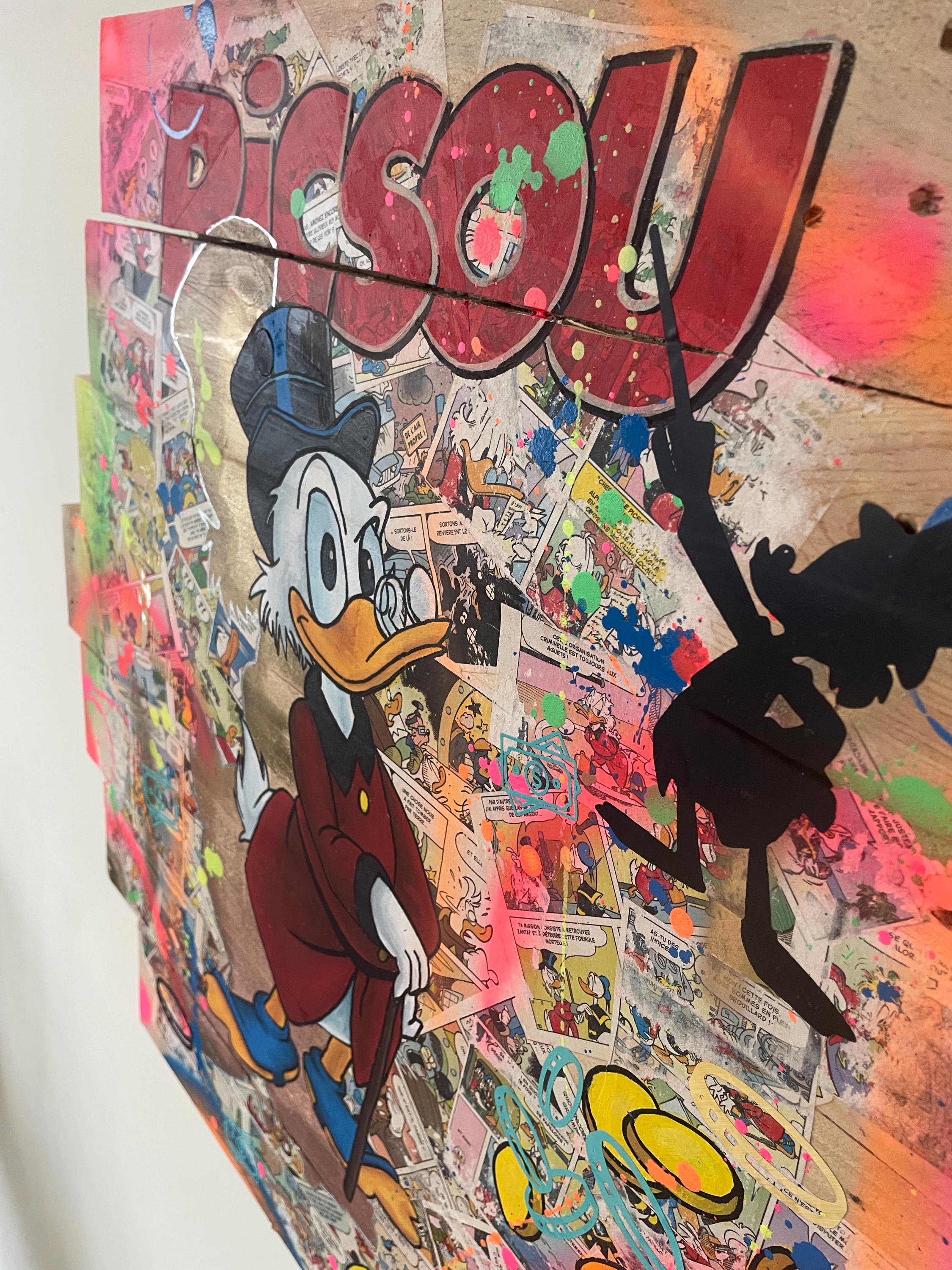 Tableau POP art Picsou