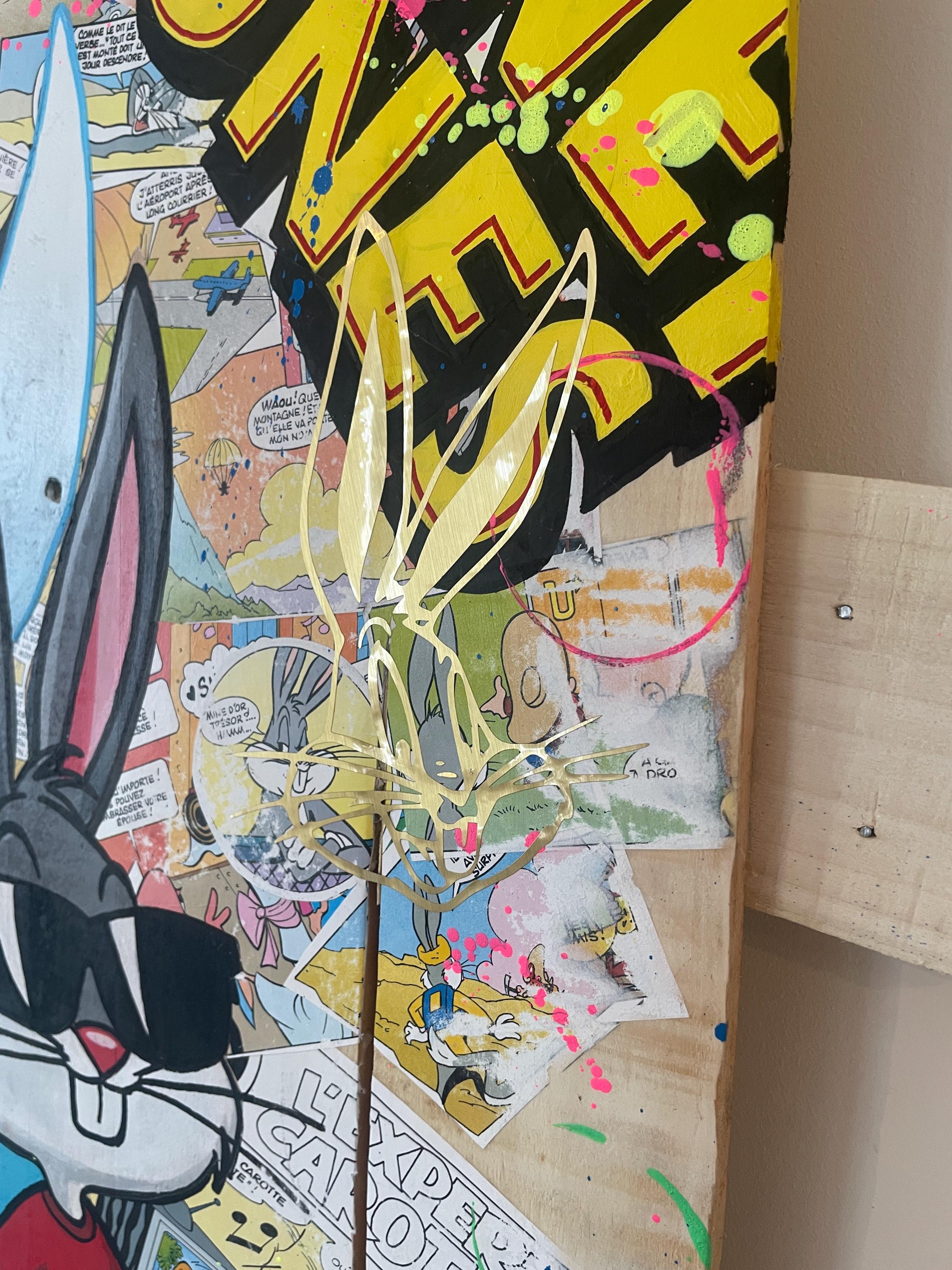 Tableau Pop Art Bugs Bunny City