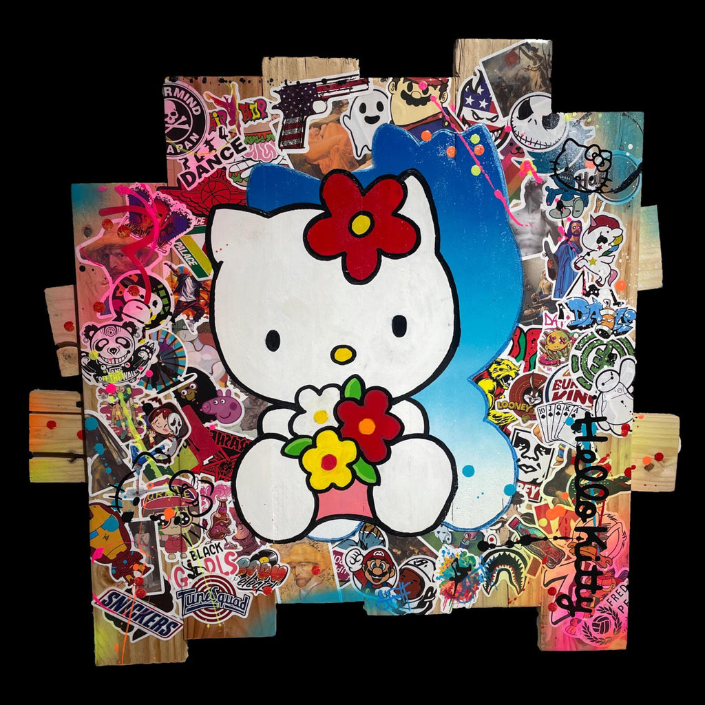 Tableau Pop Art HELLO KITTY